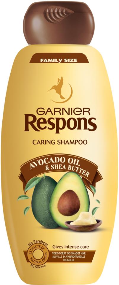 Garnier Respons Avocado Oil & Shea Butter Shampoo 400 ml