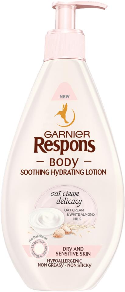 Garnier Respons Body Soothing Hydrating Lotion Oat Cream Delicacy Dry & Senstive Skin  250 ml