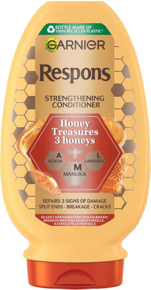 Garnier Respons Honey Treasures 3 honeys Strengtening Conditioner 200 ml