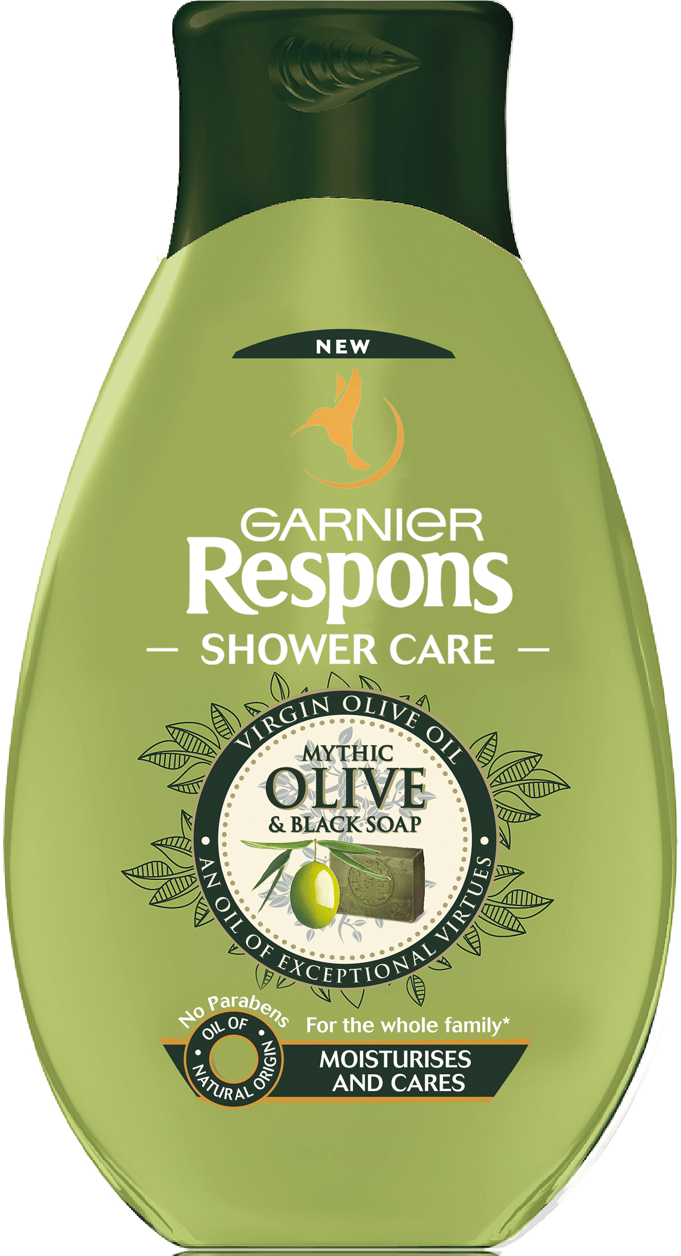 tvetydig kryds Bloom Garnier Respons Shower Care Mythic Olive & Black Soap 250 ml | lyko.com