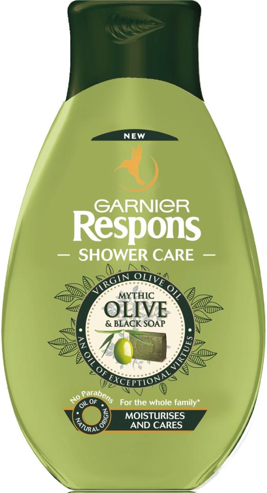 Garnier Respons Shower Care Mythic Olive & Black Soap  250 ml