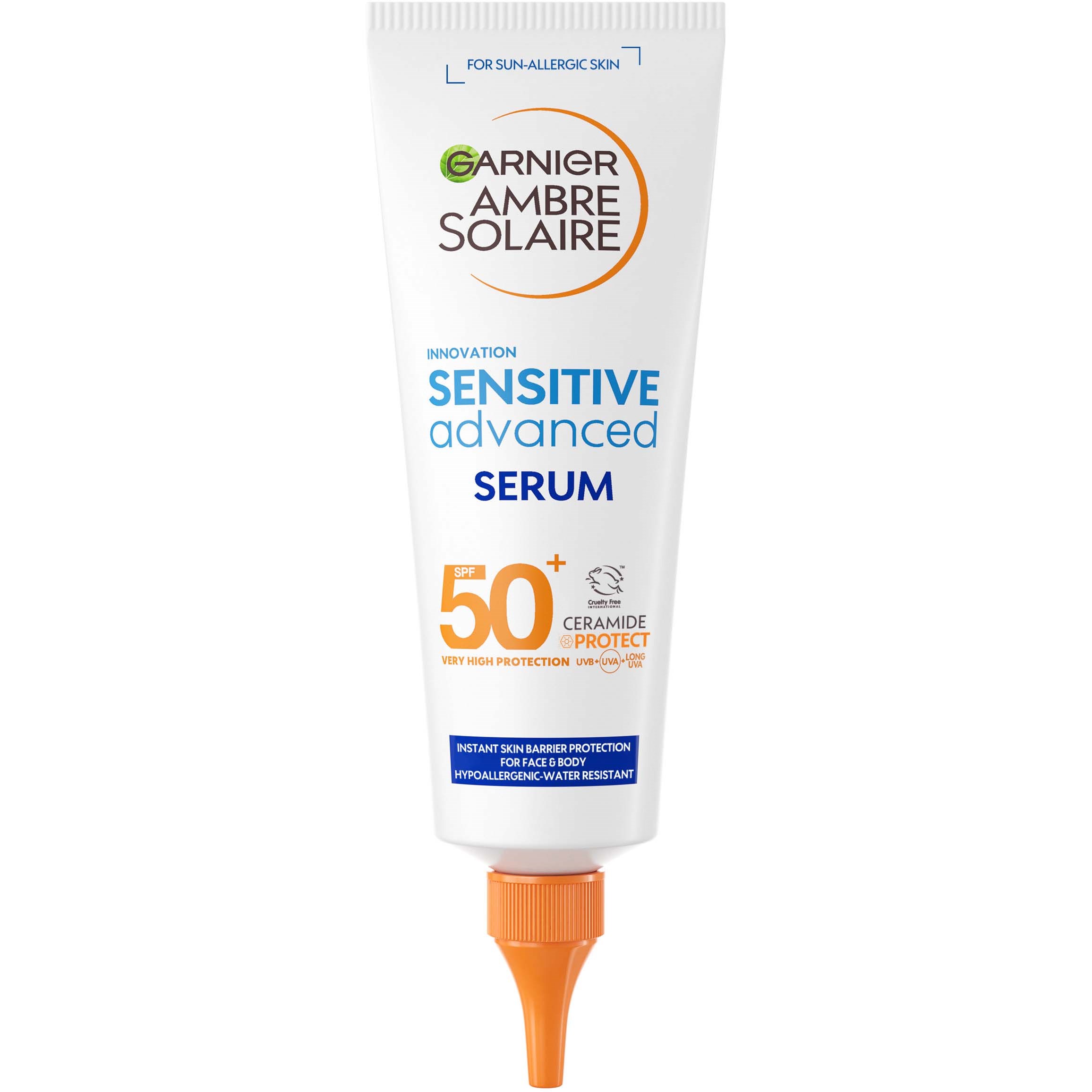 Garnier Ambre Solaire Sensitive Advanced Body Serum SPF50+ for