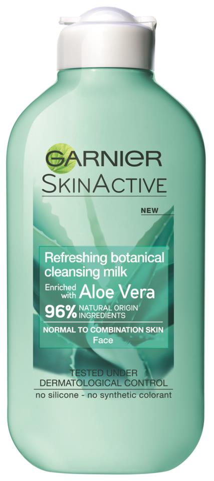 Garnier Skin Active Cleansing Milk Aloe Vera Normal To Combination Skin