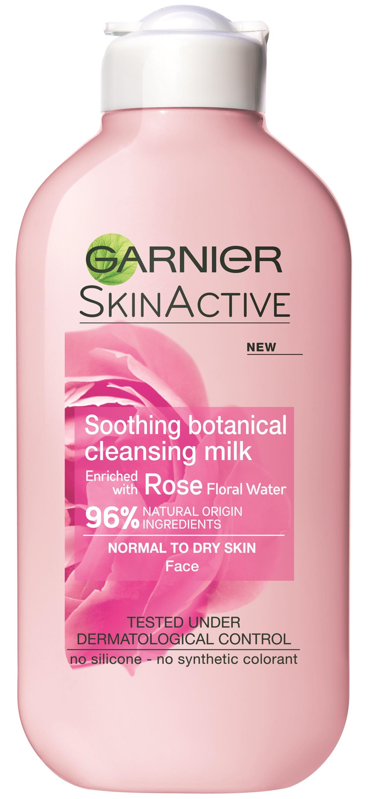 Garnier Skin Active Cleansing Milk Rose Normal To Dry Skin 200 Ml garnier-skin-active-cleansing-milk-rose-normal-to-dry-skin-200-ml