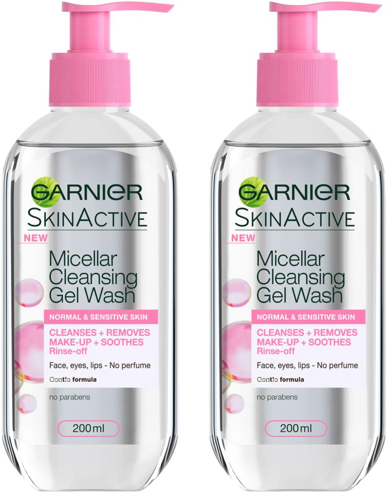 Garnier Skin Active Micellar Cleansing Gel Wash Duo