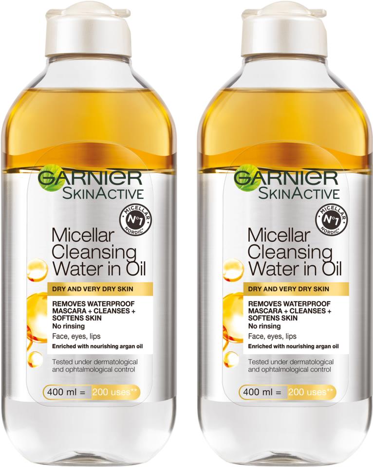 Garnier Skin Active Micellar Cleansing Water in Oil Duo