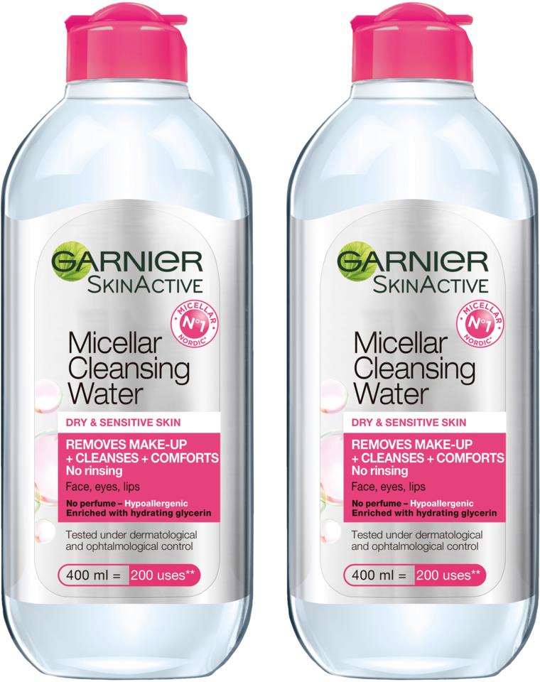 Garnier Skin Active Micellar Water Dry Skin Duo