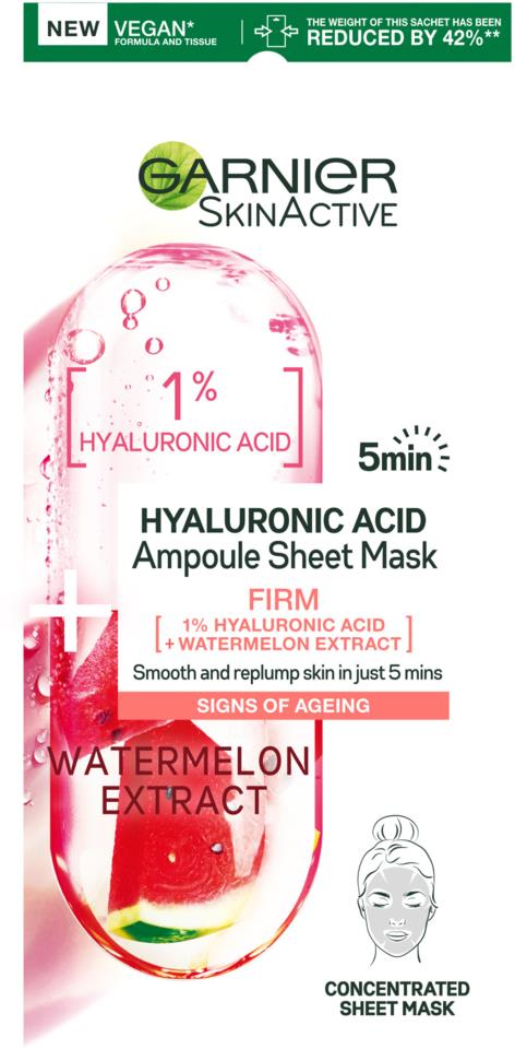 Garnier Skin Active Skin active Hyaluronic Acid Ampoule Sheet Mask 15g