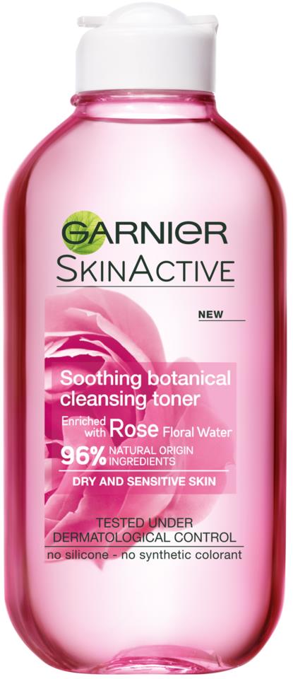 Garnier Skin Active Toner Rose Dry & Sensitive Skin