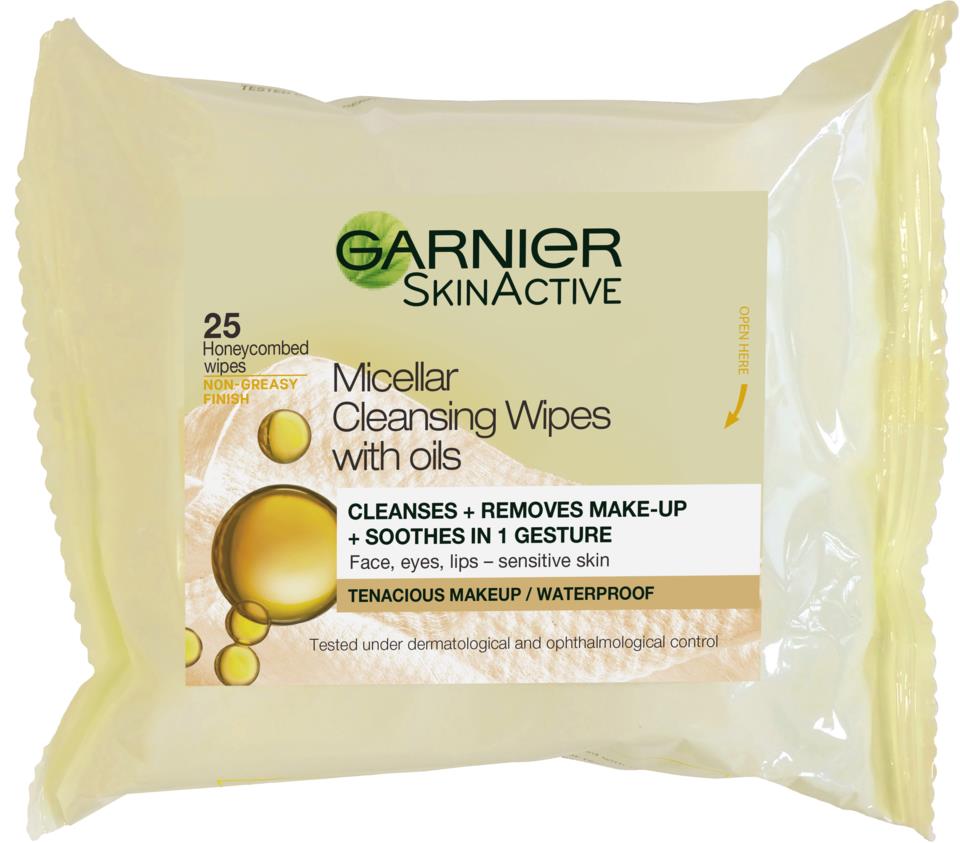 Garnier SKIN Micellar Cleansing Wipes With Oils