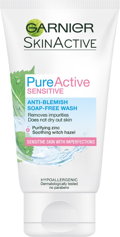 Garnier SKIN Pure Active Sensitive Gel Wash 150 ml