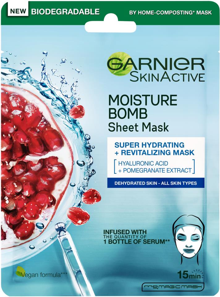 Garnier SKIN Tissue Mask Moisture Bomb