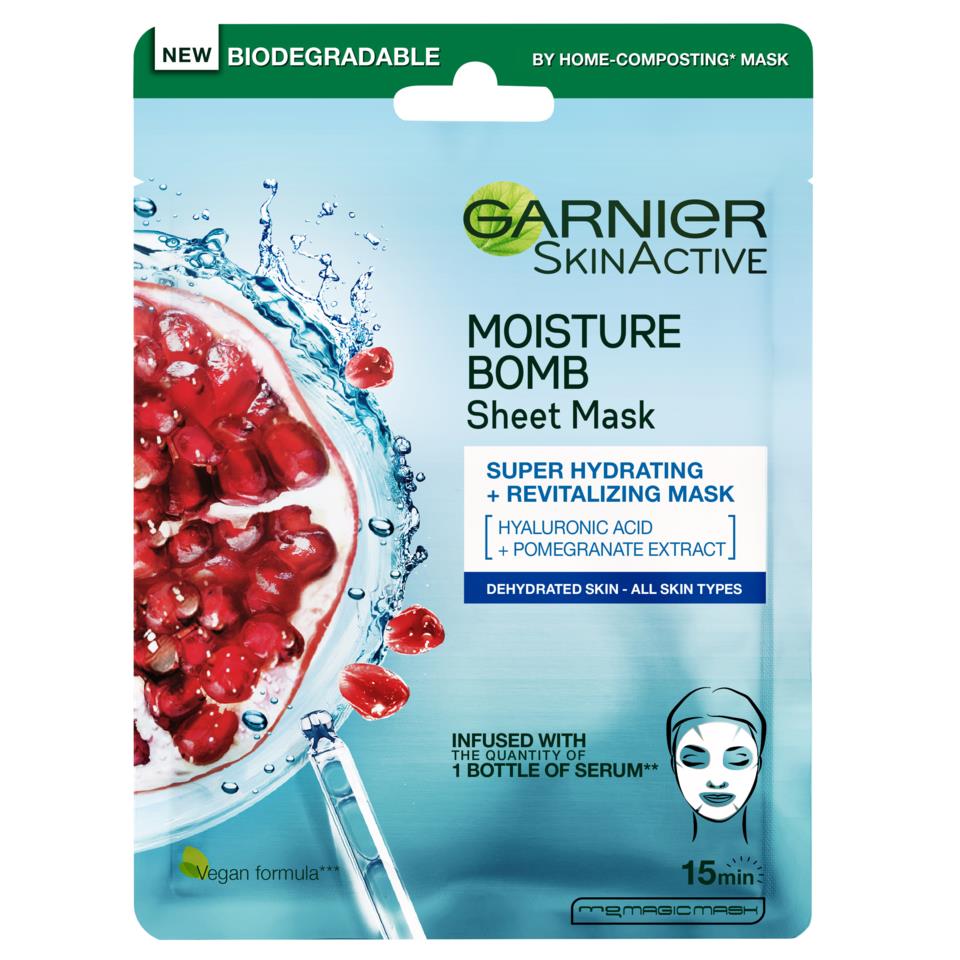 Garnier SKIN Tissue Mask Moisture Bomb