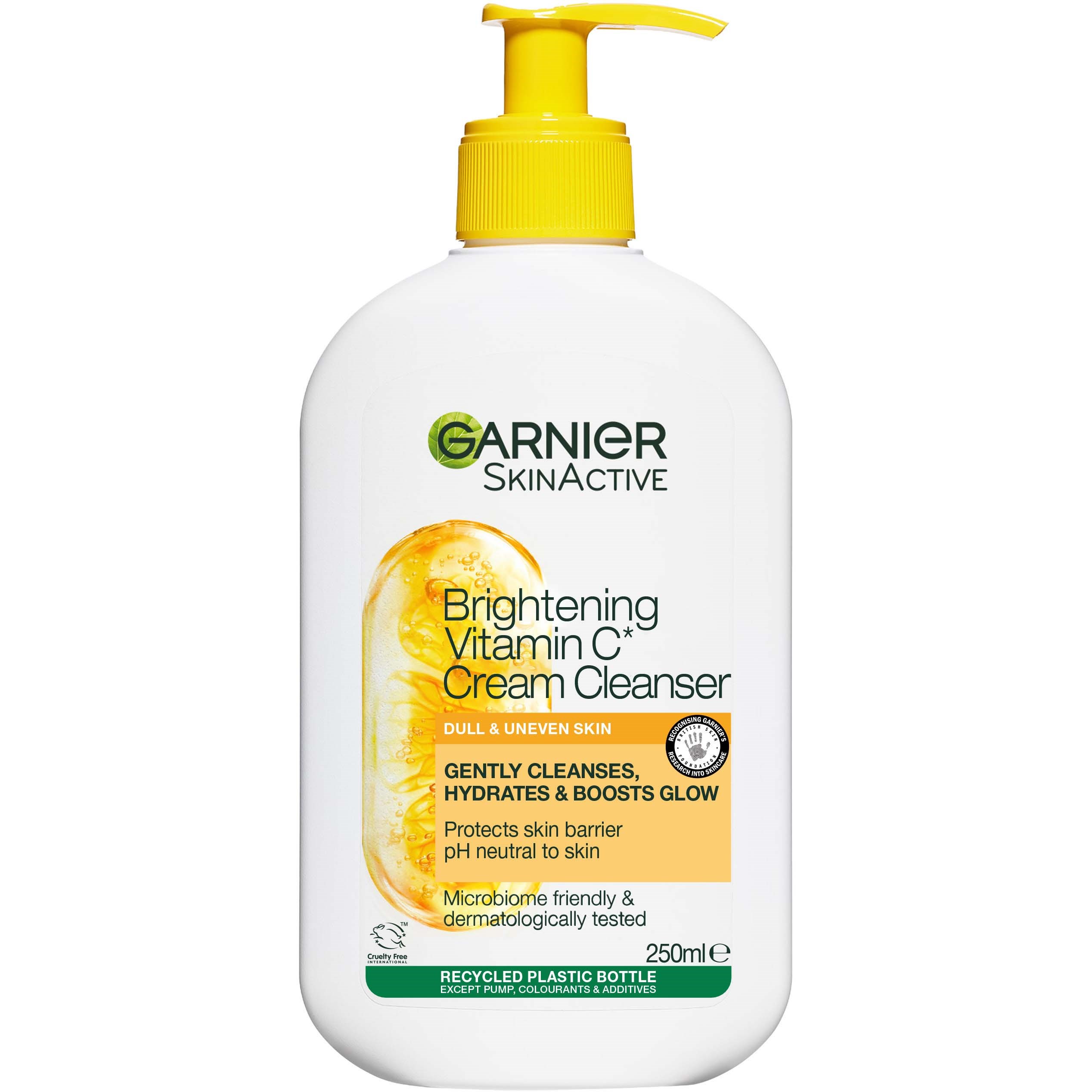 Läs mer om Garnier SkinActive Brightening Vitamin C Gentle Cream Cleanser 250 ml