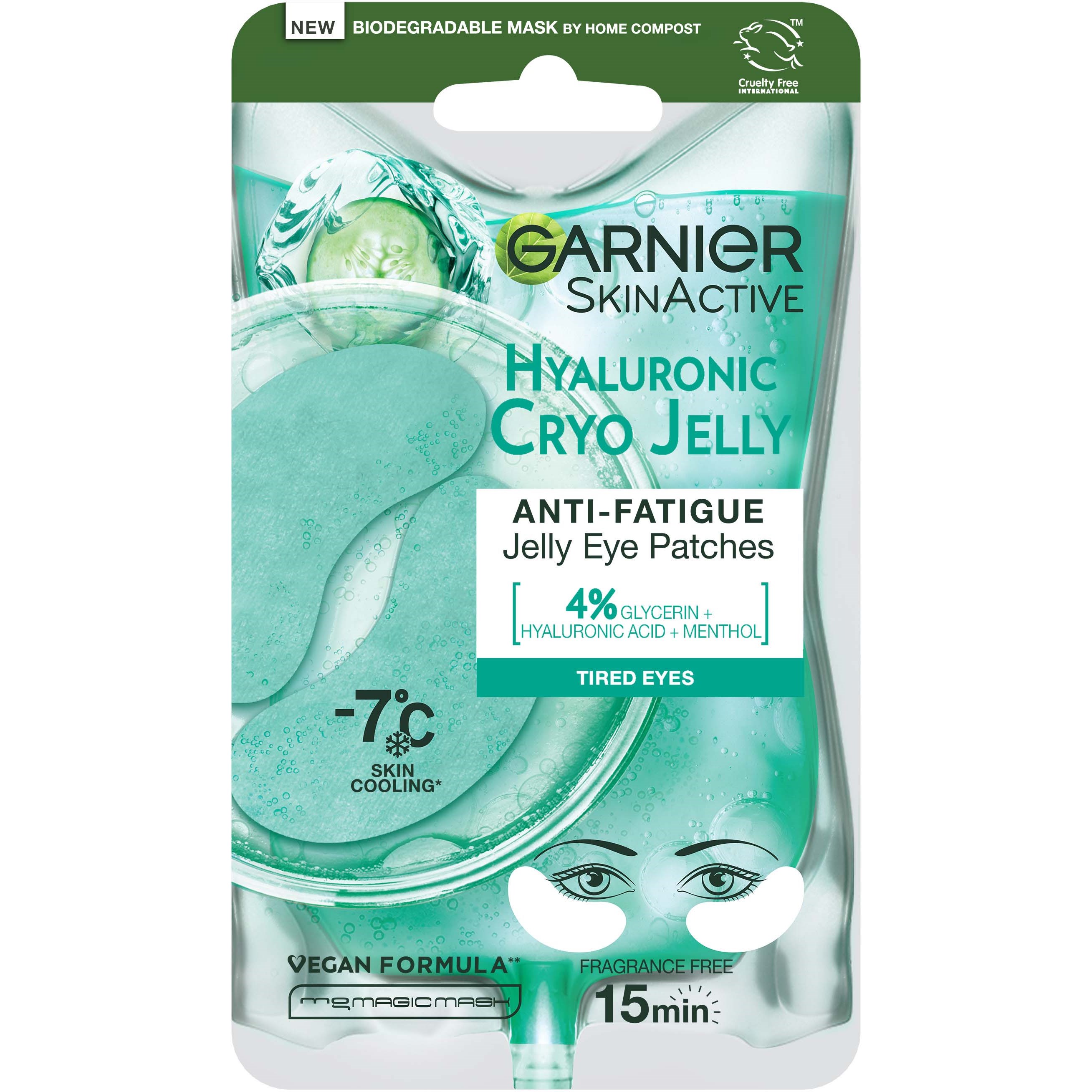 Läs mer om Garnier SkinActive Hyalyuronic Cryo Jelly Eye Patches