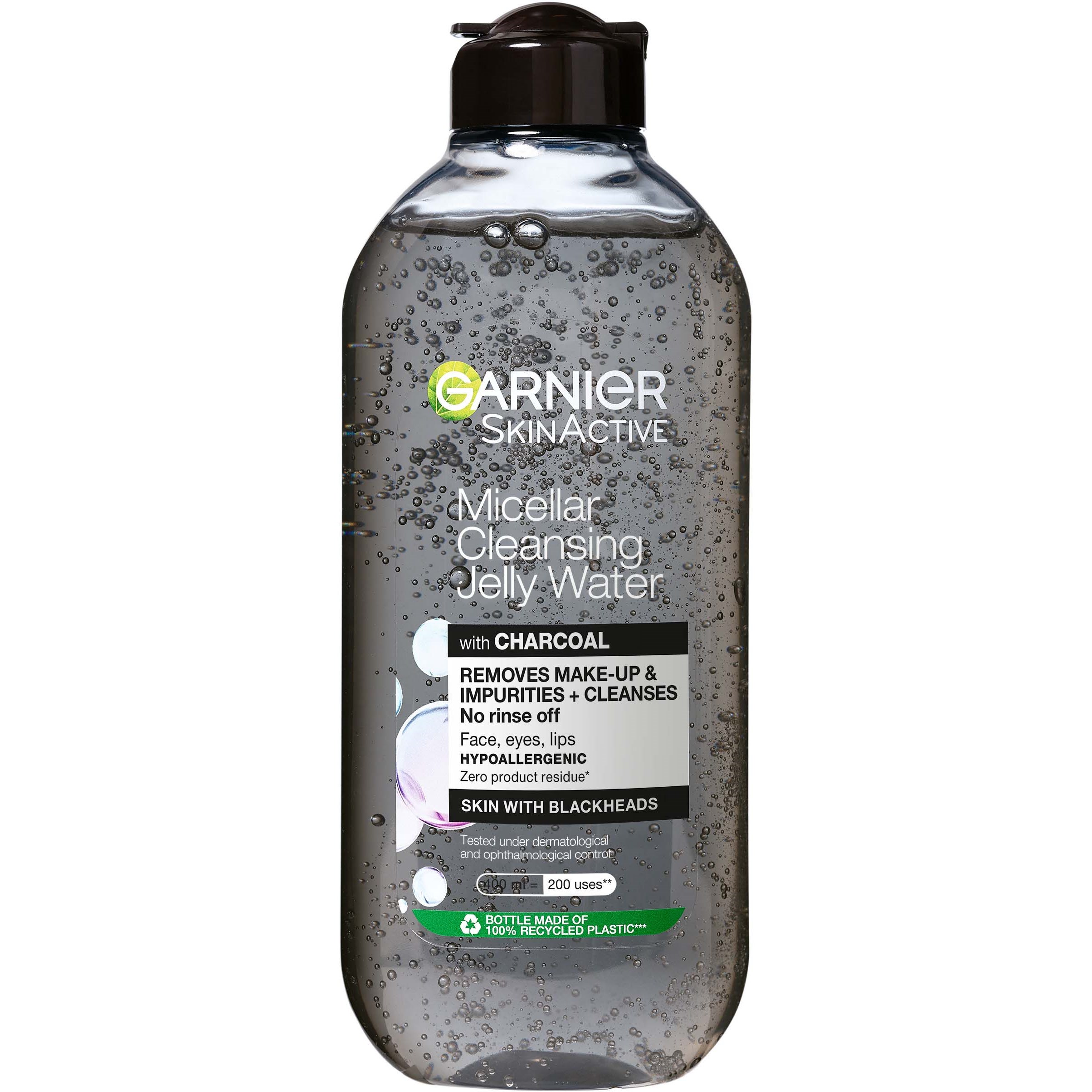 Läs mer om Garnier SkinActive Micellar Cleansing Jelly Water with Charcoal 400 ml
