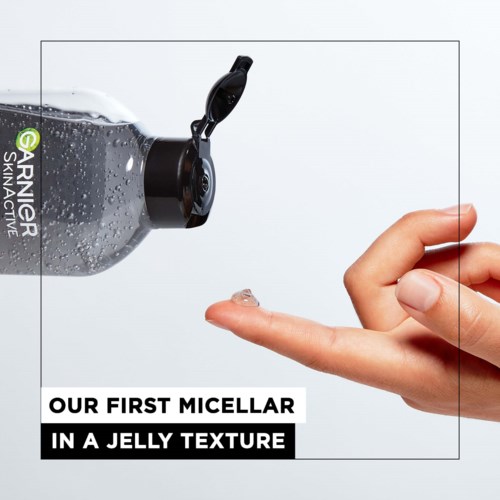 Мицеллярная вода Garnier SkinActive Jelly Water с углём и салициловой кислотой, 400 мл — фото 5