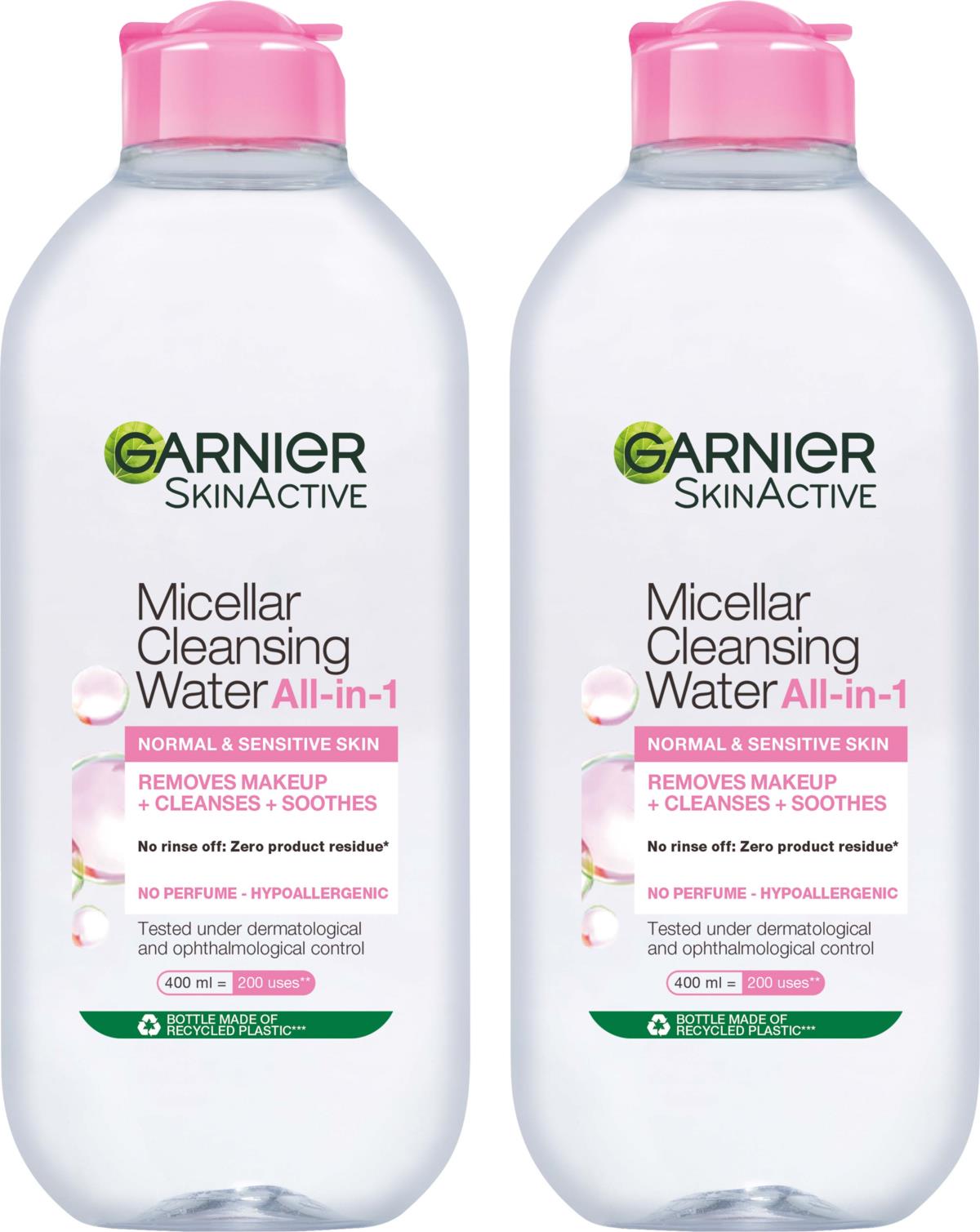 Garnier SkinActive Micellar Cleansing Water Duo 2x400 ml
