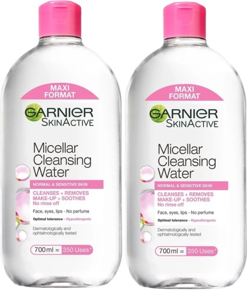 Garnier SkinActive Micellar Cleansing Water Duo 2x700 ml