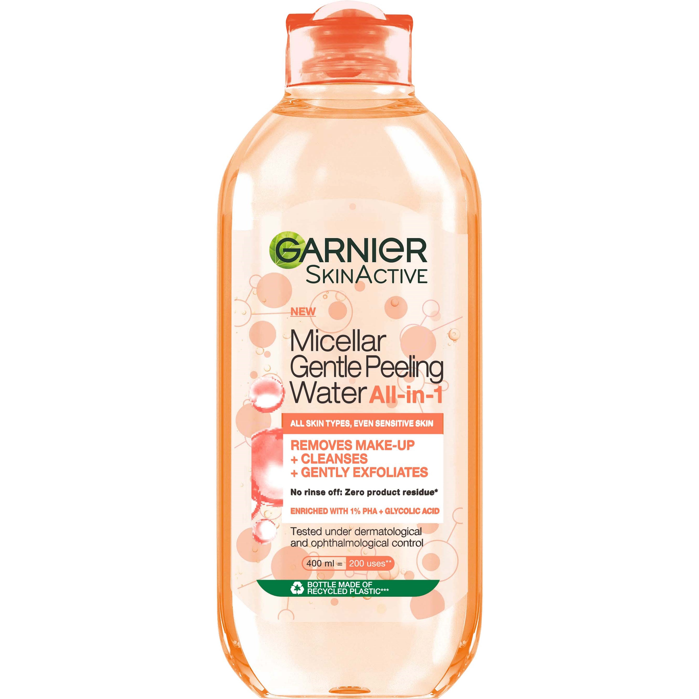 Läs mer om Garnier SkinActive Micellar Gentle Peeling Water All-in-1 400 ml