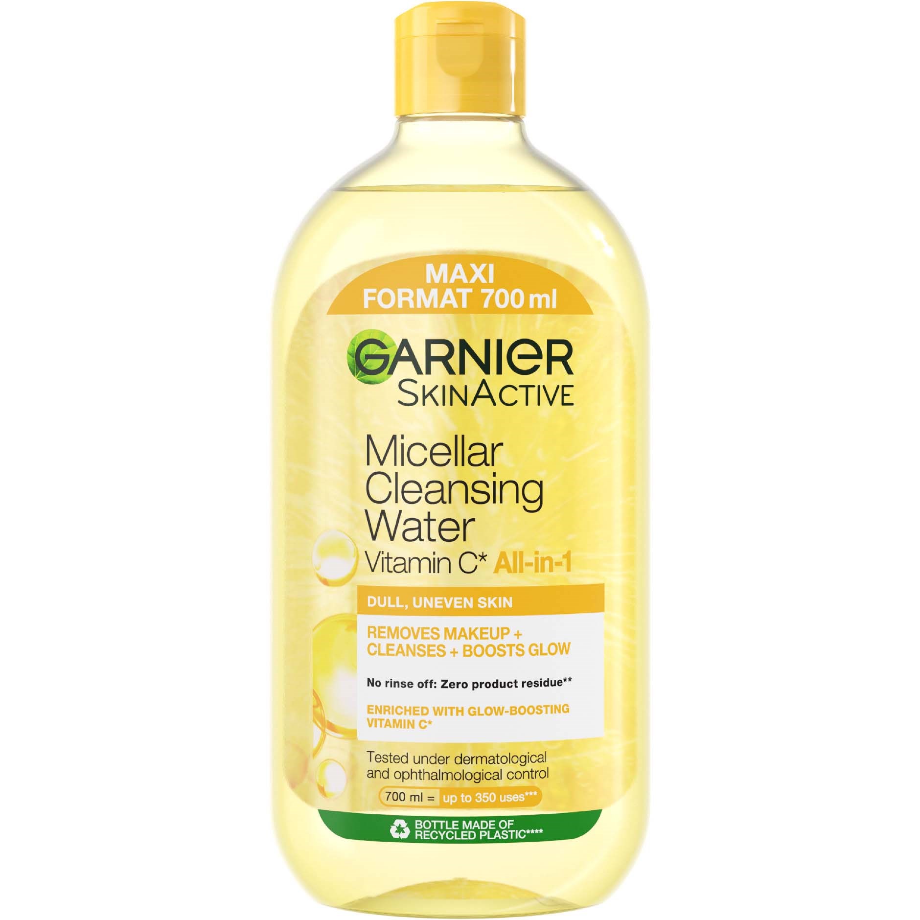 Läs mer om Garnier SkinActive Micellar Vitamin C Cleansing Water All-in-1 700 ml