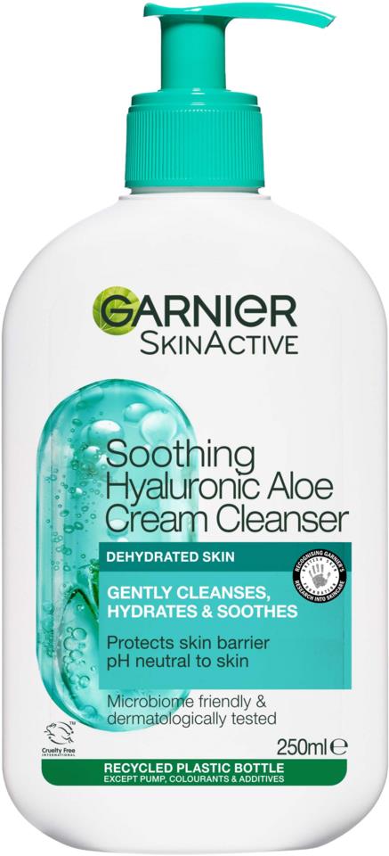 Garnier SkinActive Soothing Hyaluronic Aloe Cream Cleanser 250 ml