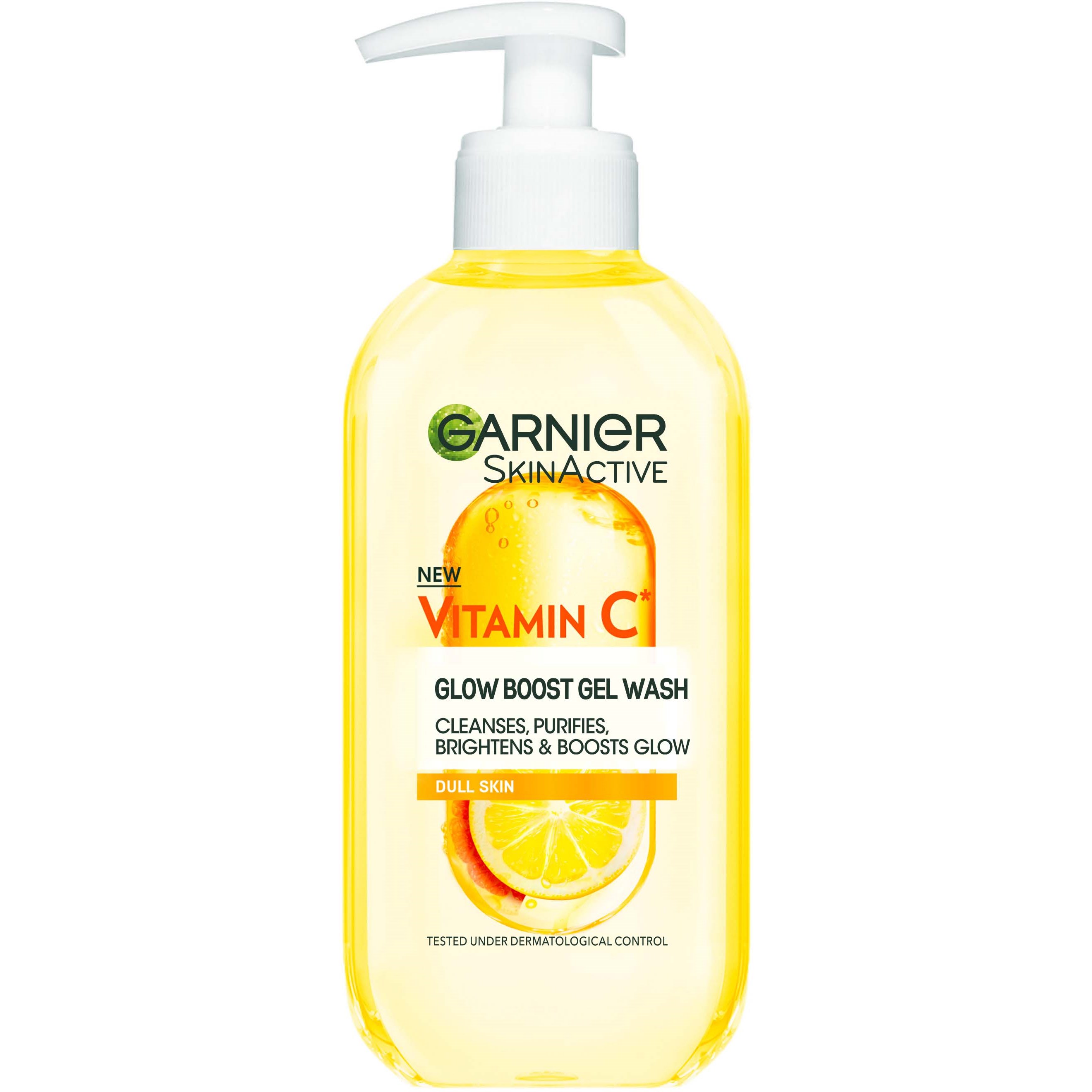 Läs mer om Garnier SkinActive Vitamin C Glow Boost Gel Wash 200 ml