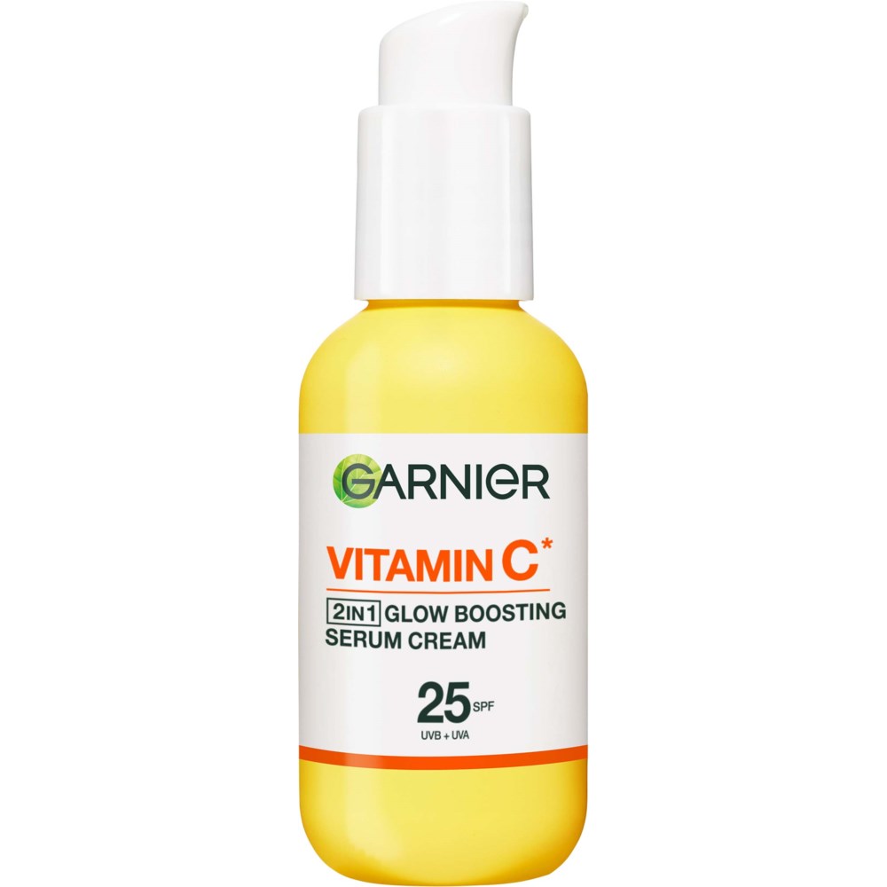 Garnier Garnier Vitamin C* 2In1 Glow Boosting Serum Cream SPF25 For Dull Skin 50 ml
