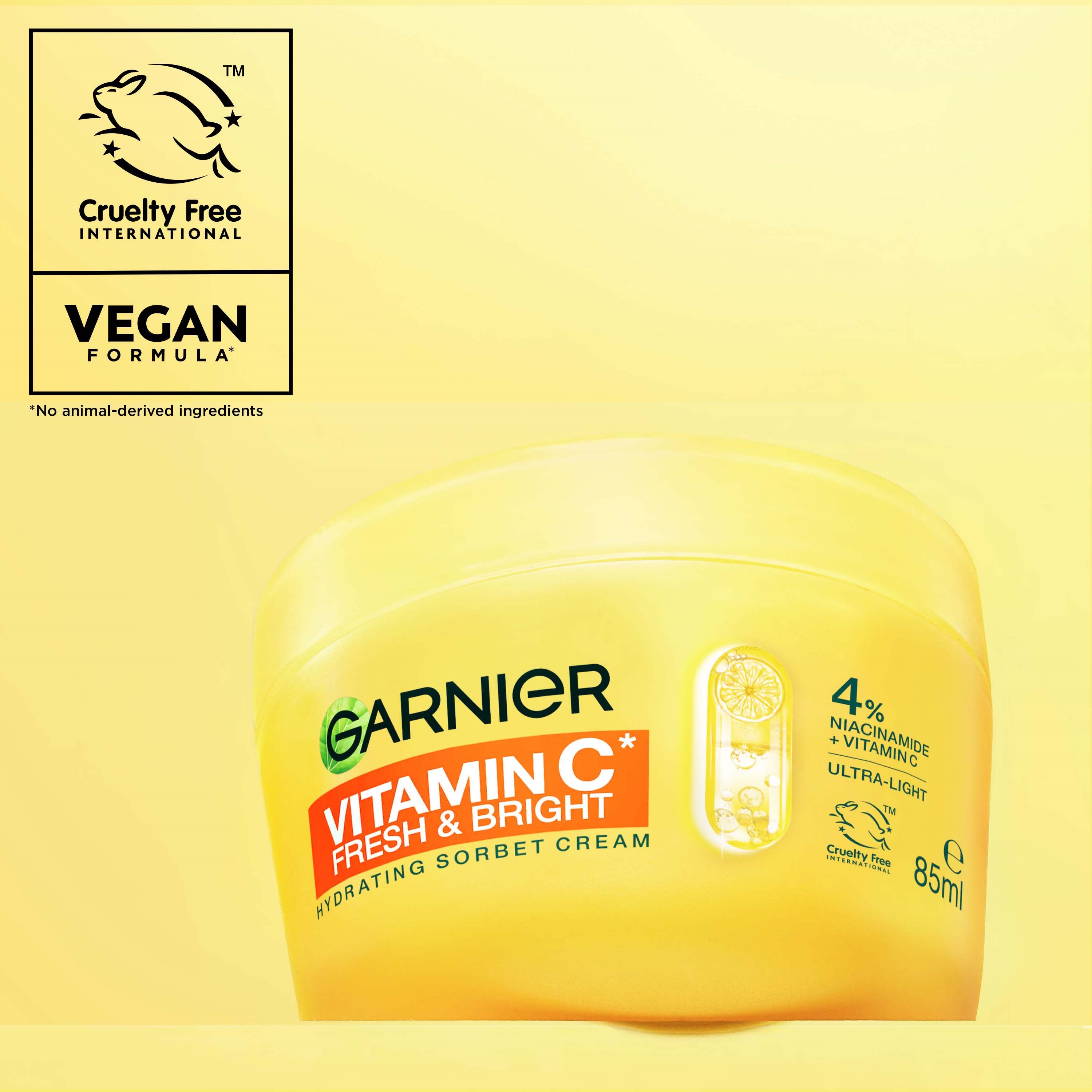 Garnier Vitamin C* Fresh & Bright Hydrating Sorbet Cream 85 ml (obrázok 9)