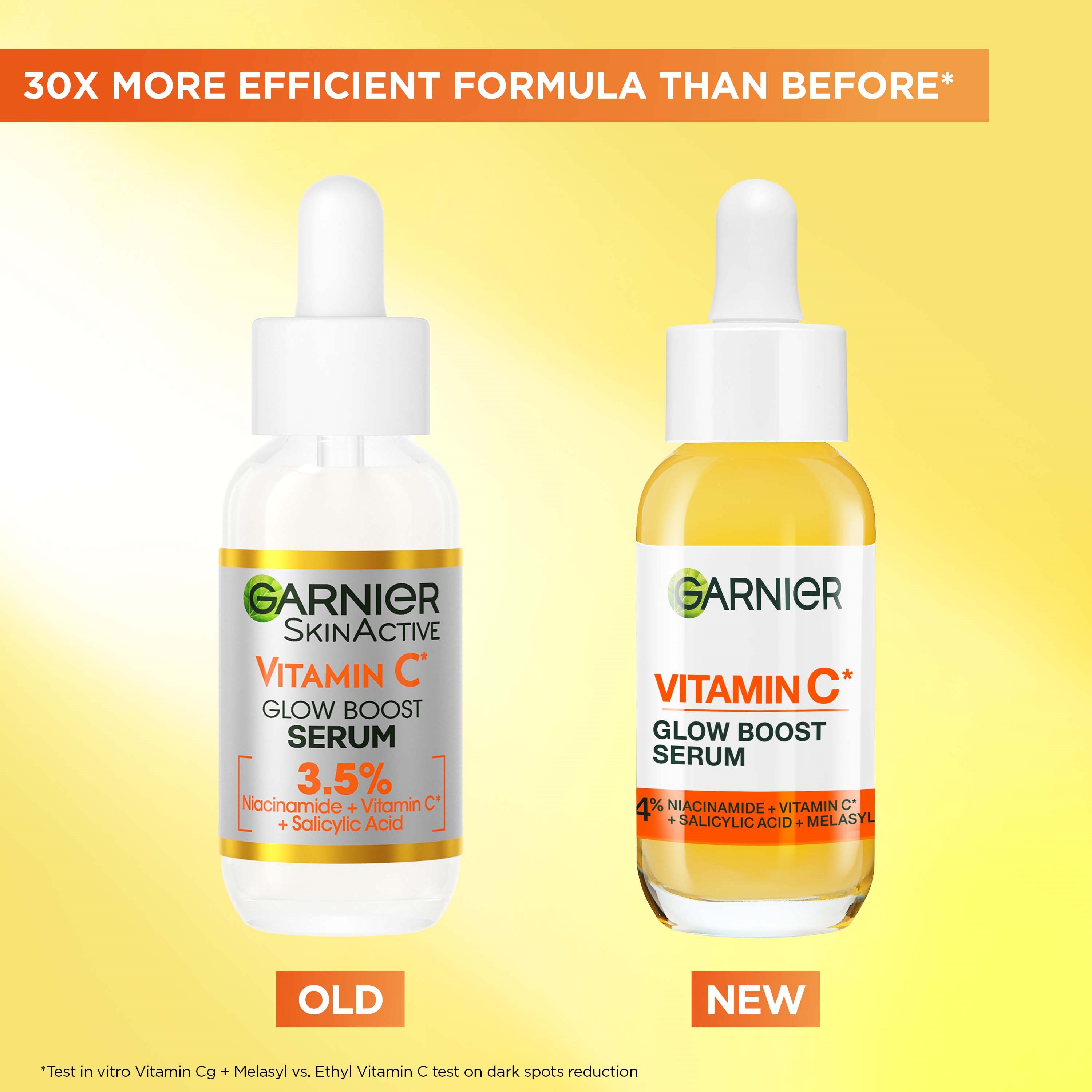 Garnier   Vitamin C* Glow Boost Serum For Dull Skin 30 ml (zdjęcie 5)