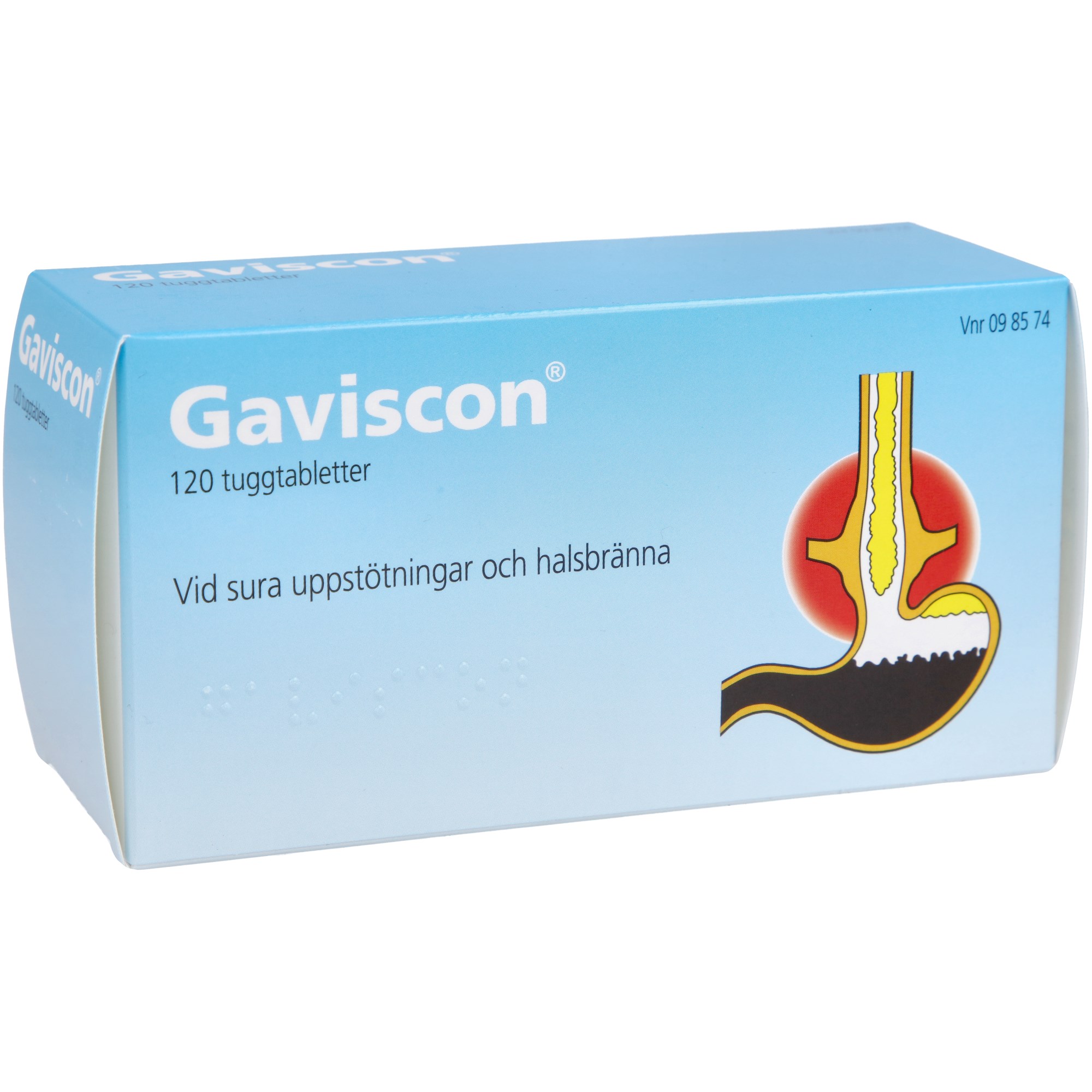 Läs mer om Gaviscon Tuggtablett 120 st