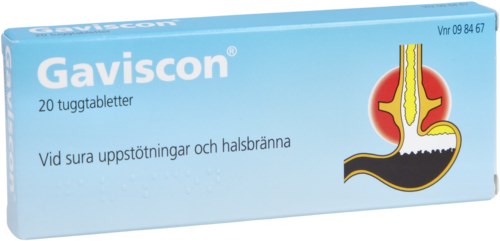 Gaviscon Tuggtablett 20 st