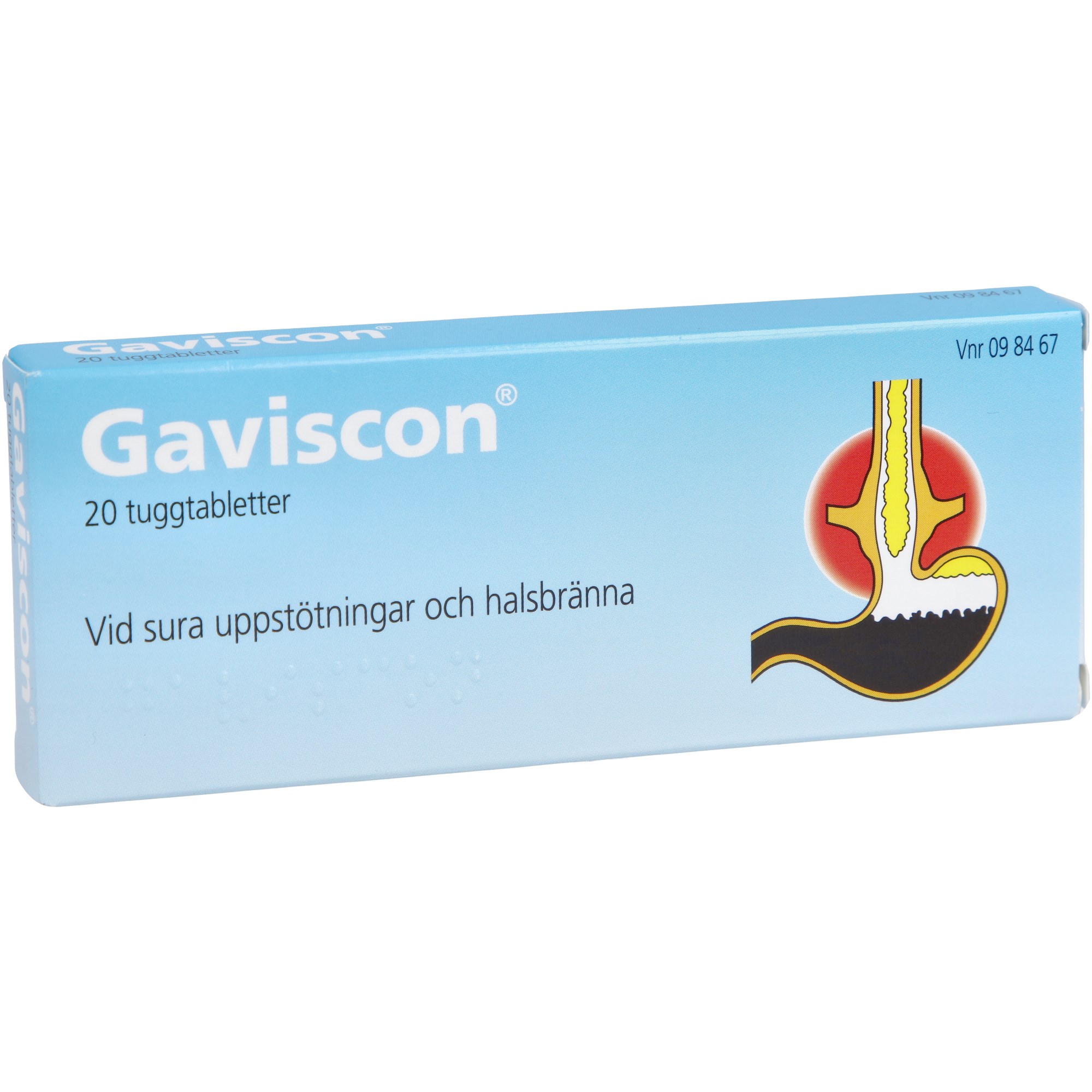 Läs mer om Gaviscon Tuggtablett 20 st