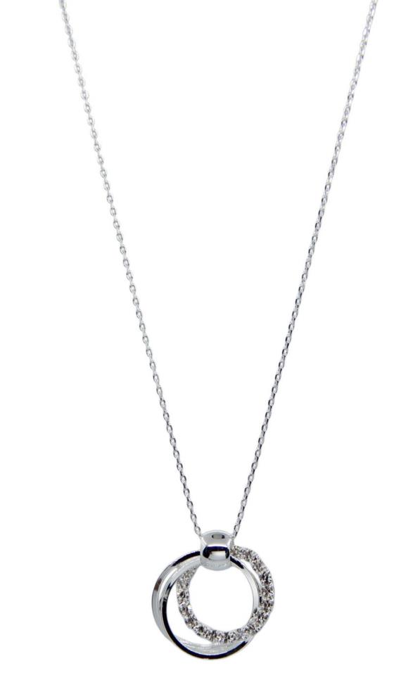Gemini Smycken Kort Halsband silver HK849-20COL10