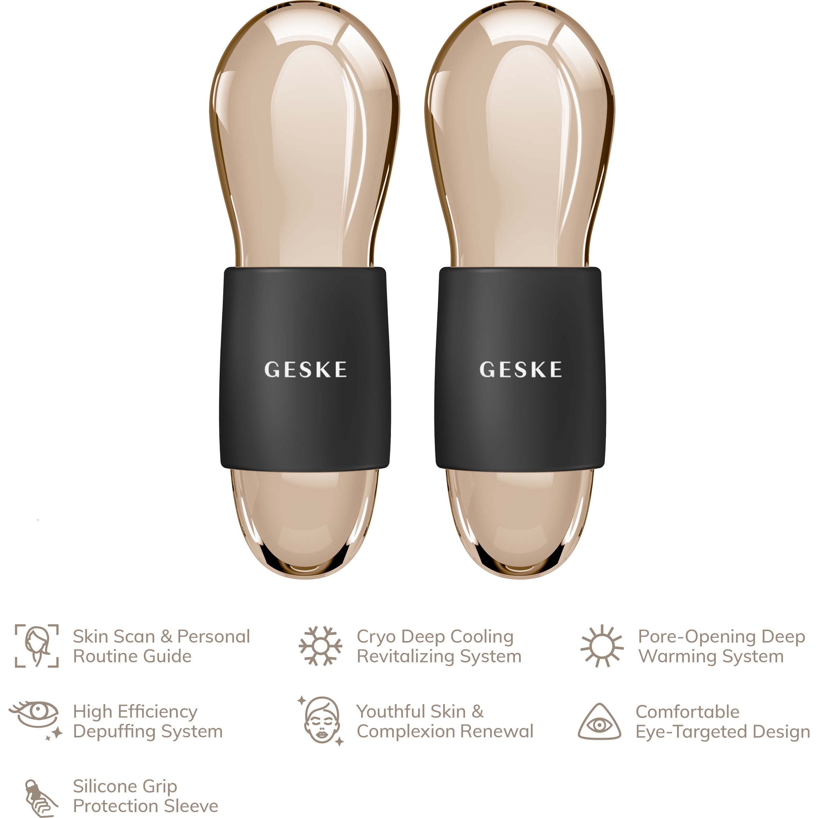 Geske 7 in 1 Cool & Warm Duo Eye Massager Gray (obrázok 5)