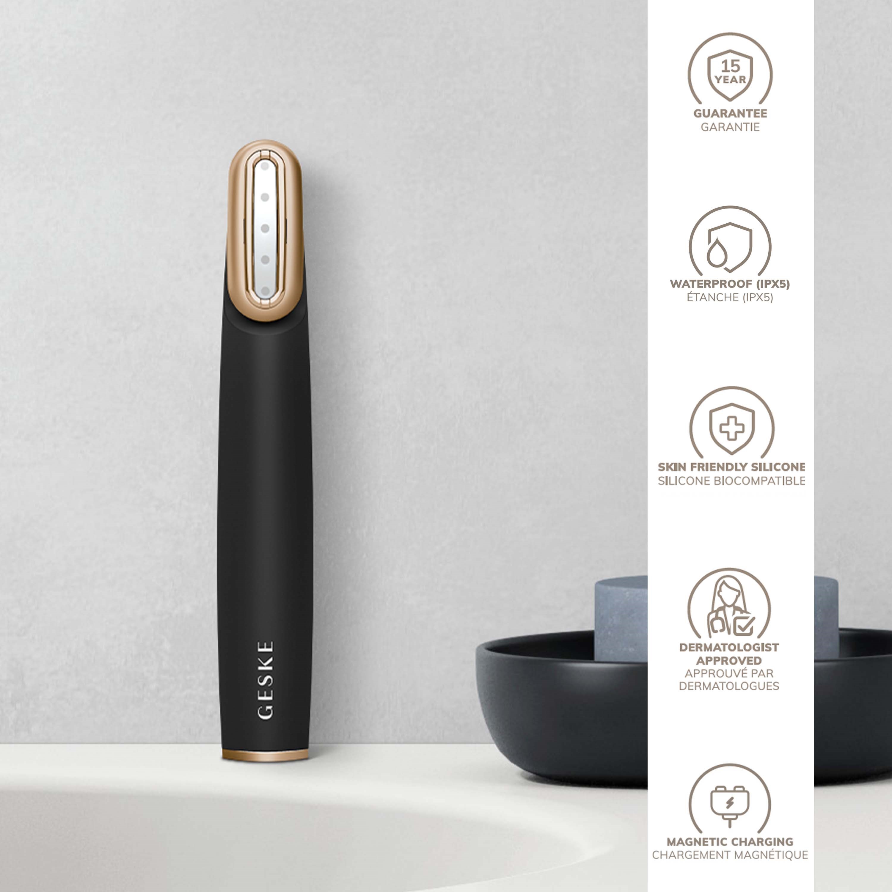 Geske 7 in 1 Skin Firming Wand Gray (obrázok 3)