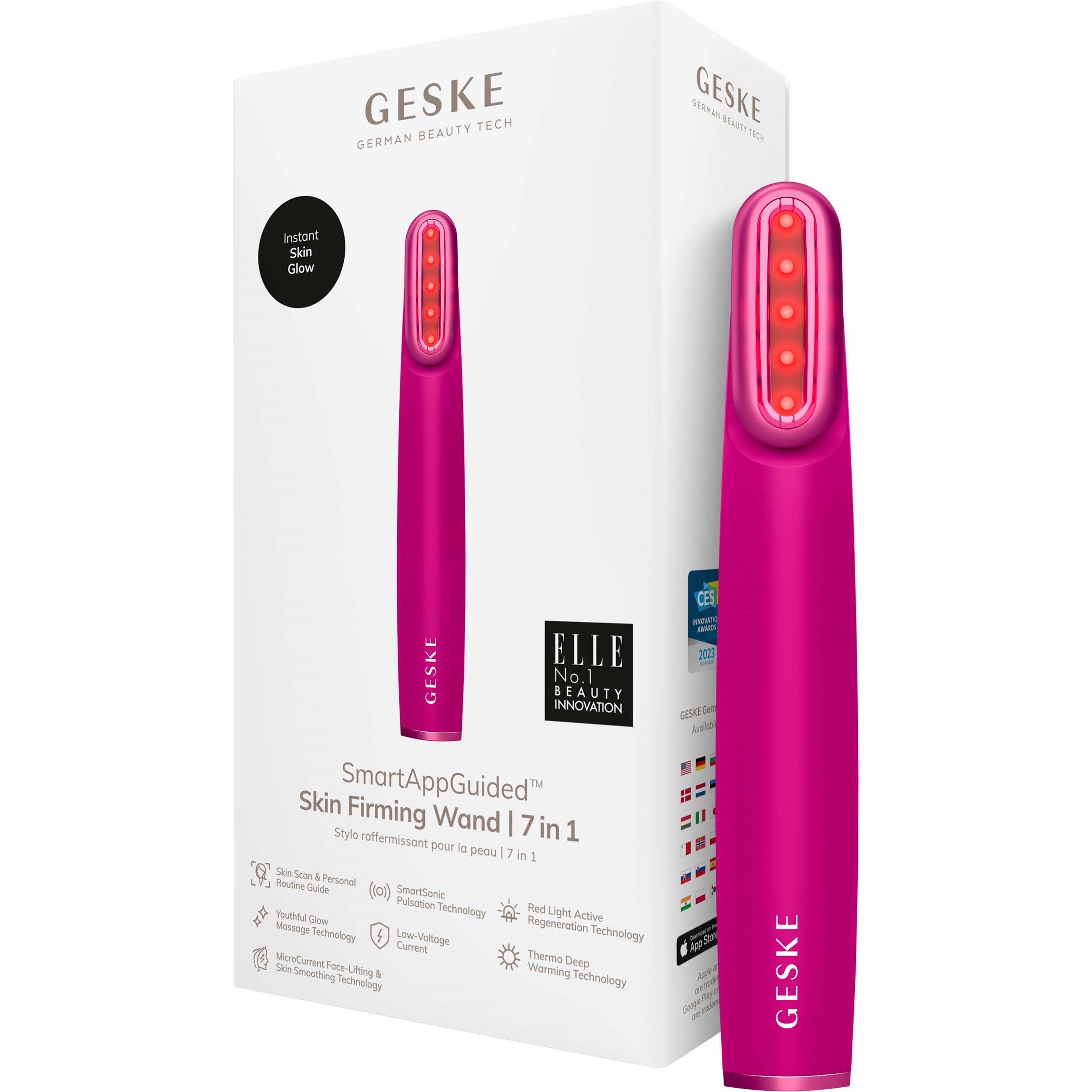 Geske 7 in 1 Skin Firming Wand Magenta (obrázok 8)