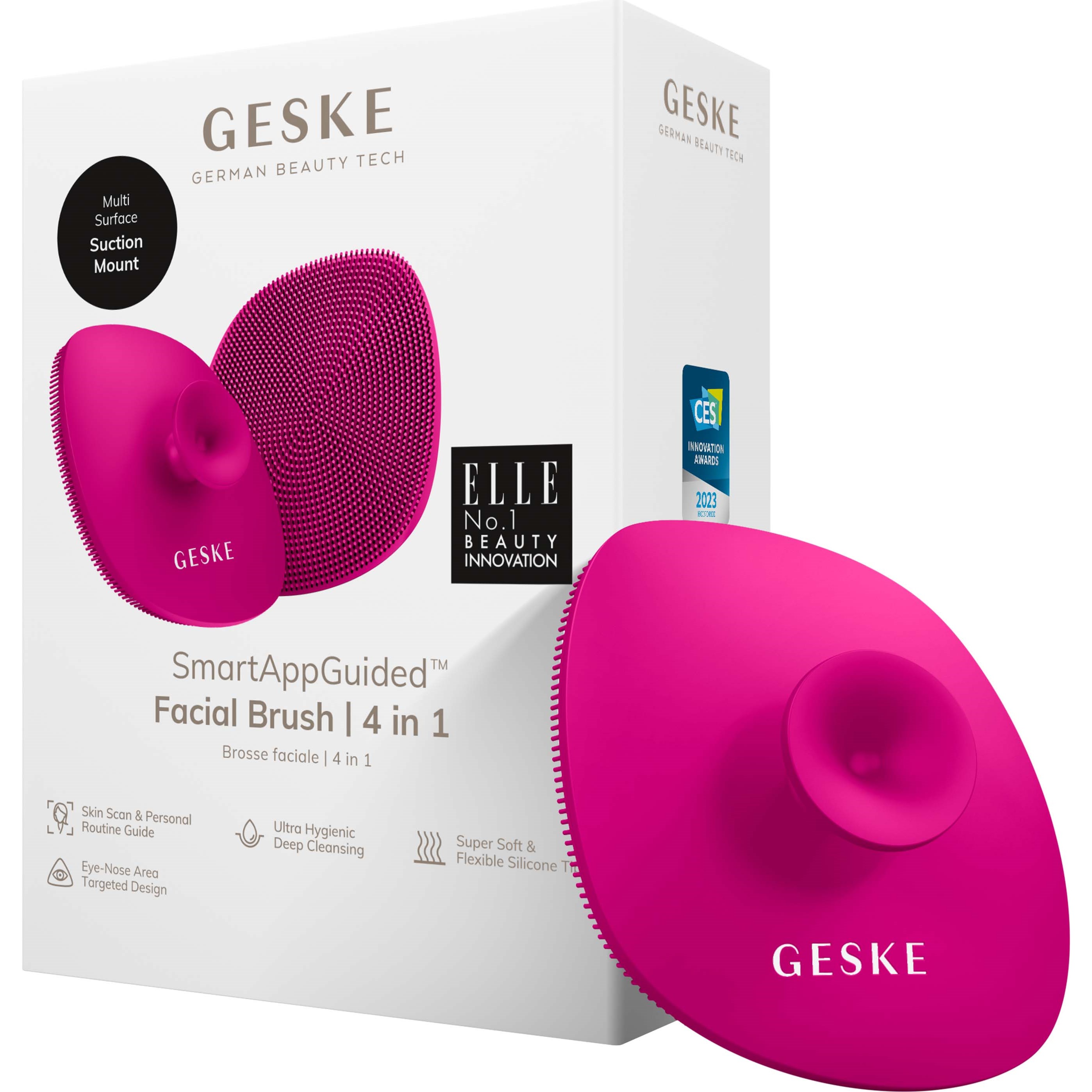 Geske 4 in 1 Facial Brush Magneta (obrázok 8)