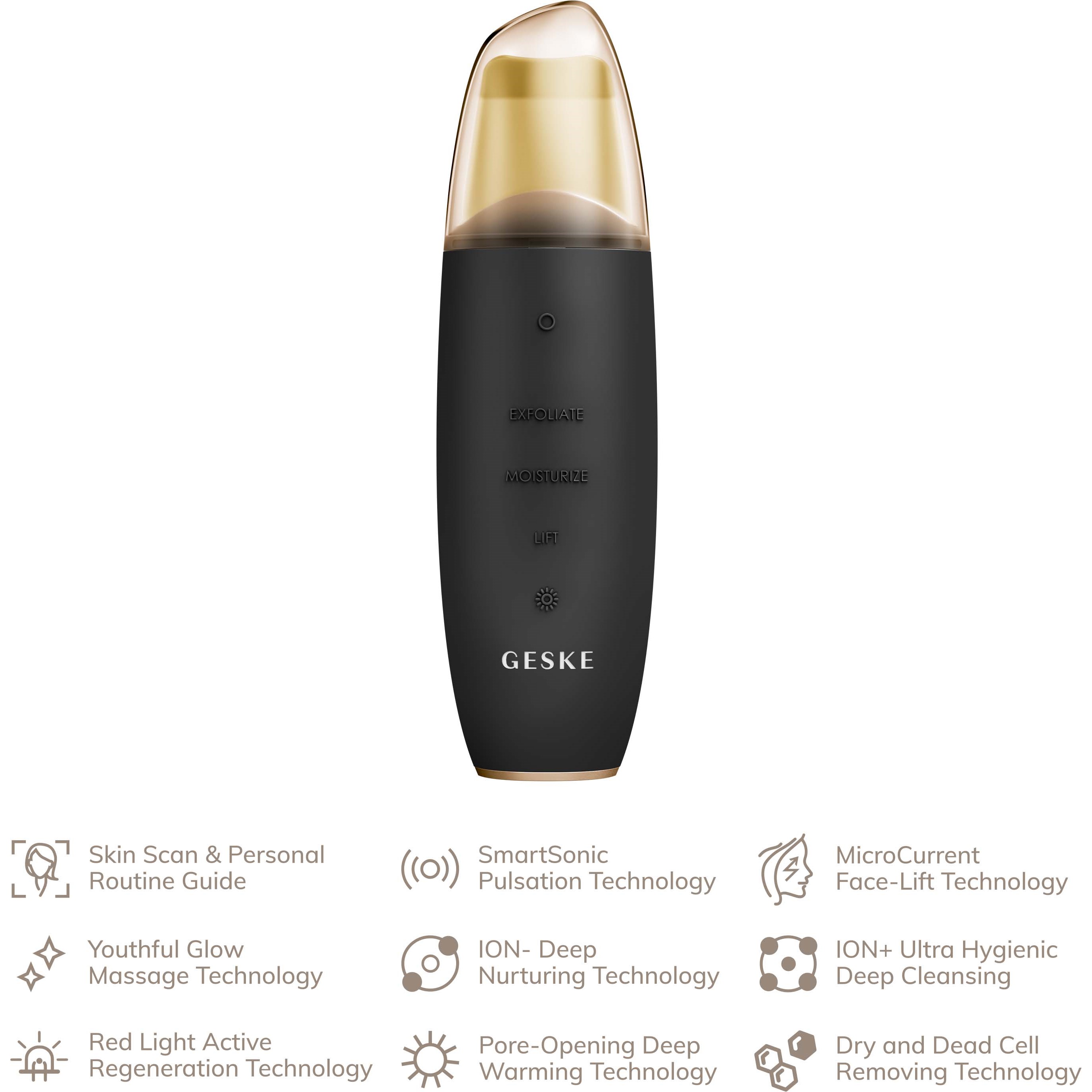 Geske 9 in 1 MicroCurrent Skin Scrubber & Blackhead Remover Gray (obrázok 5)