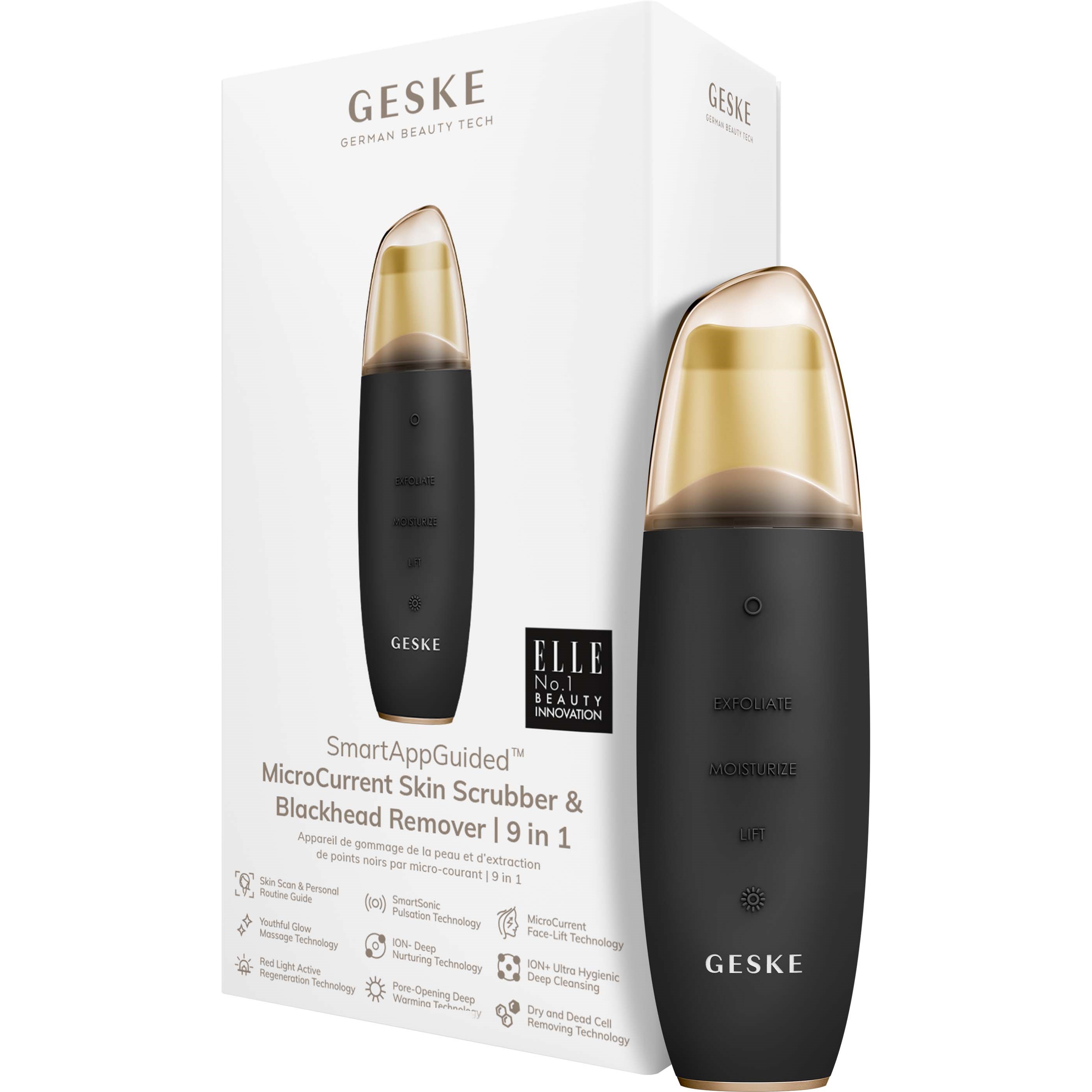 Geske 9 in 1 MicroCurrent Skin Scrubber & Blackhead Remover Gray (obrázok 8)