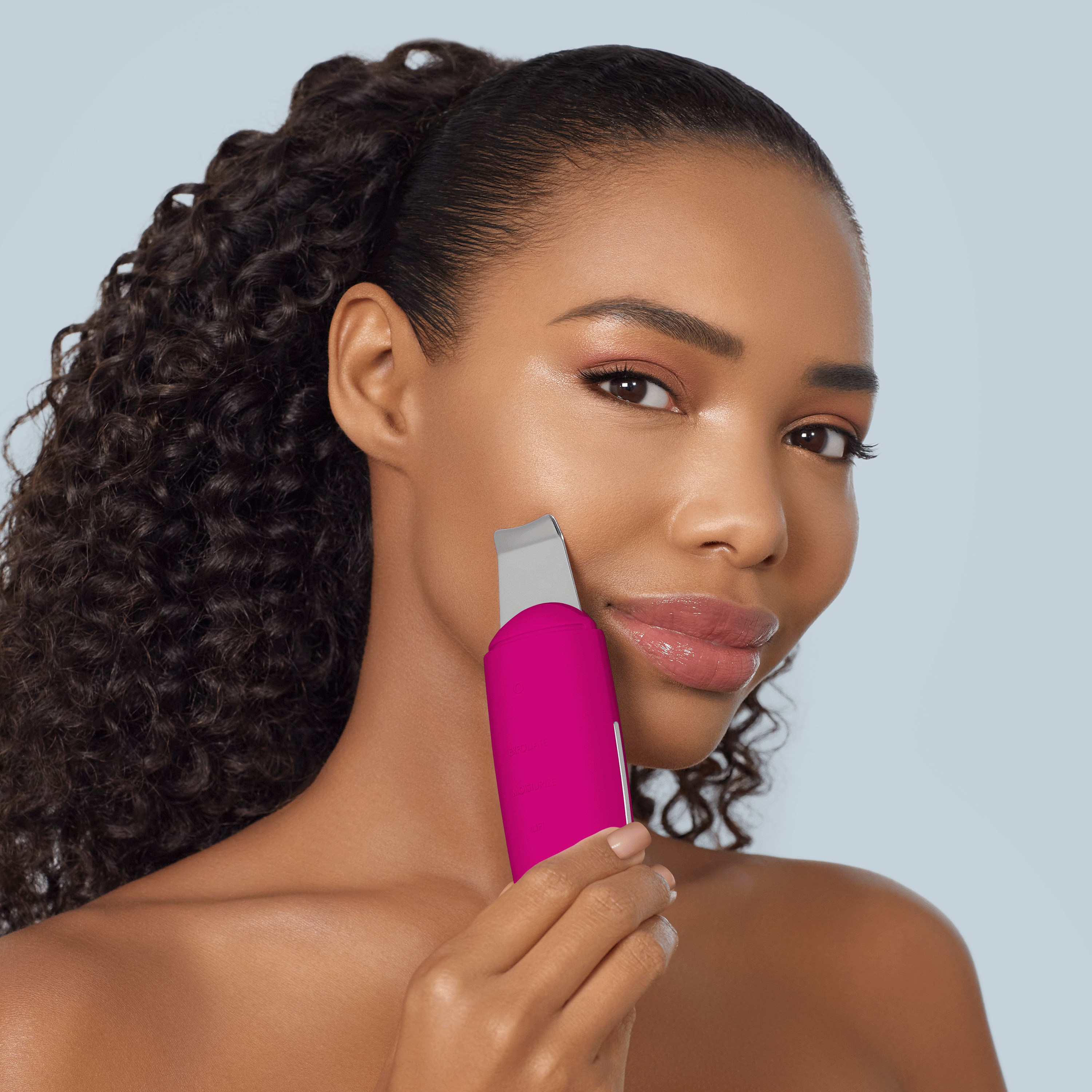 Geske 9 in 1 MicroCurrent Skin Scrubber & Blackhead Remover Magneta (obrázok 6)