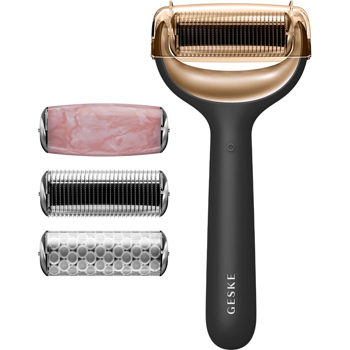 Geske Mikroadatinis veido ir kūno volelis 9in1 su programėle (pilka)