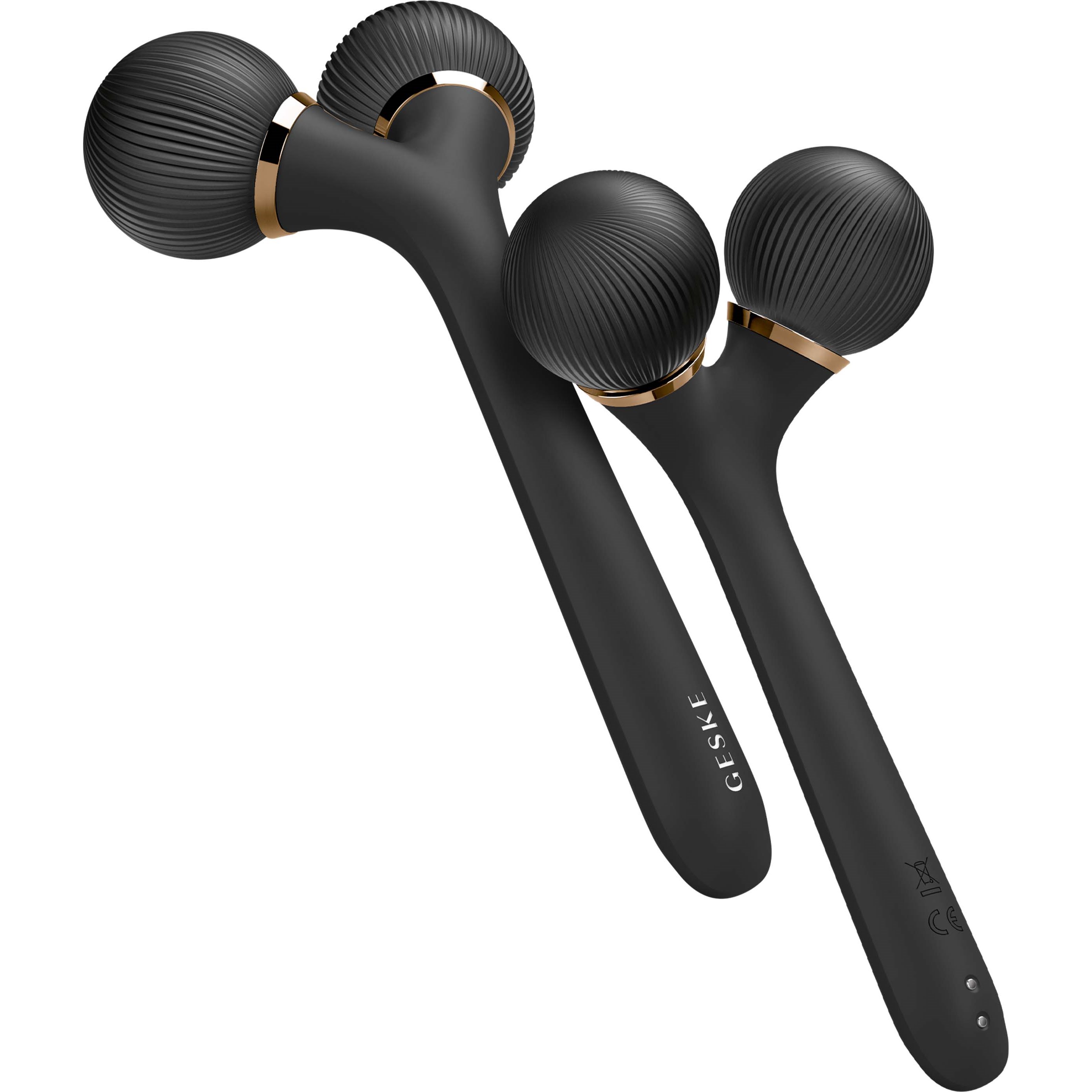 Alternativ bild 1 för Geske Sonic Roller for face and body 4in1 Geske with App (gray)