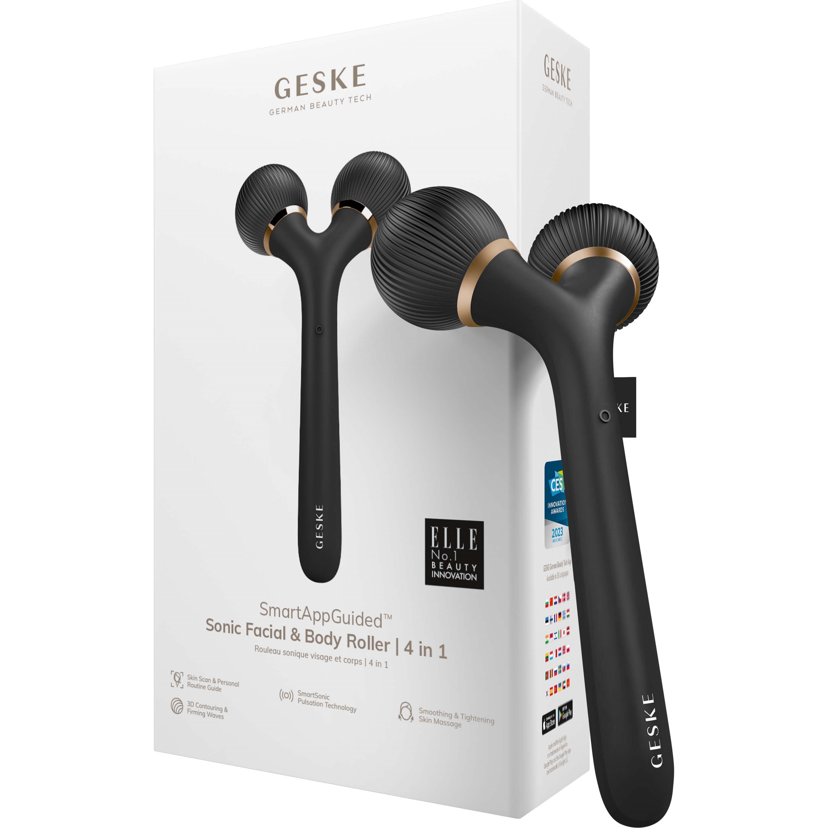 Geske Sonic Facial & Body Roller | 4 in 1 Gray (obrázok 8)
