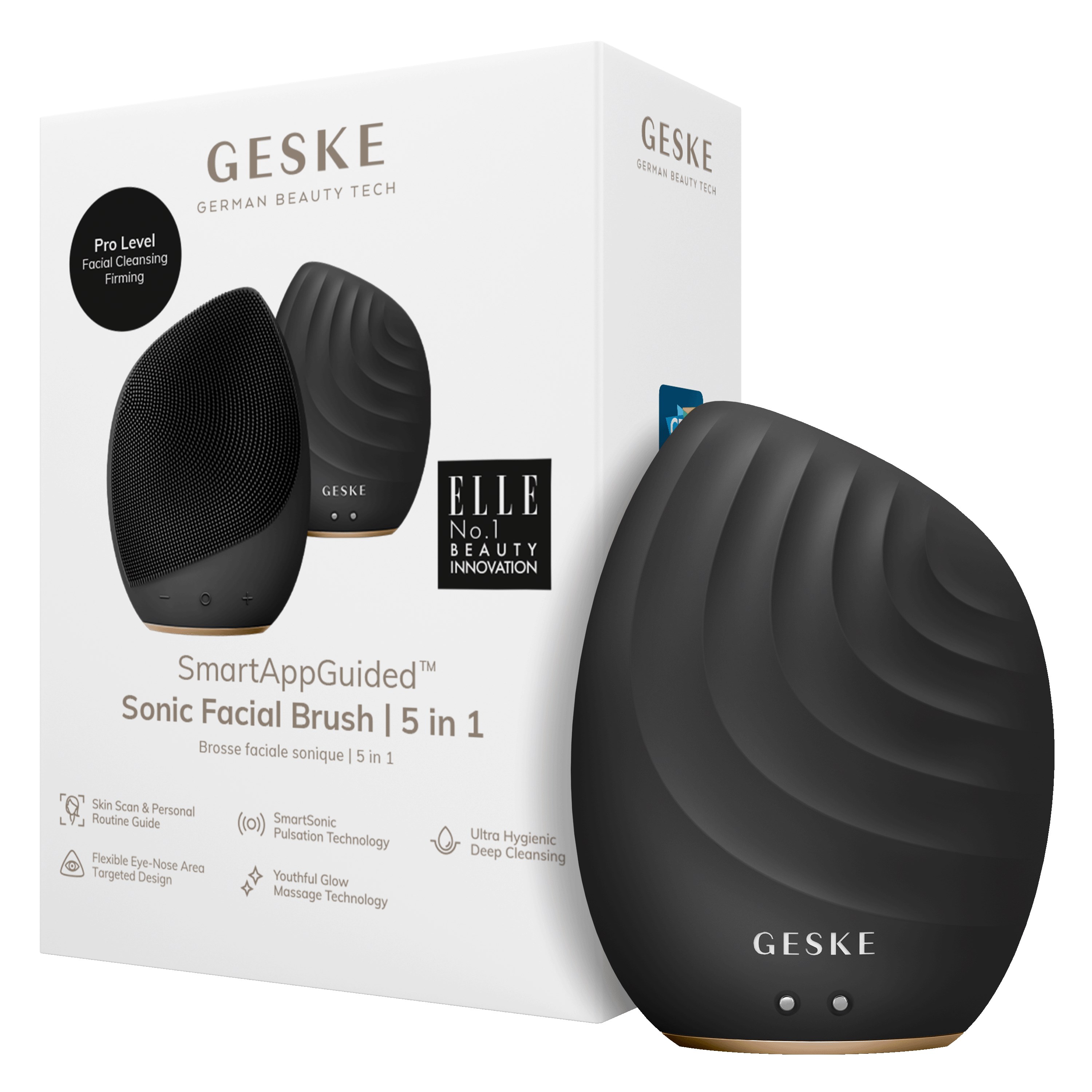 Geske 5 in 1 Sonic Facial Brush Gray (obrázok 8)