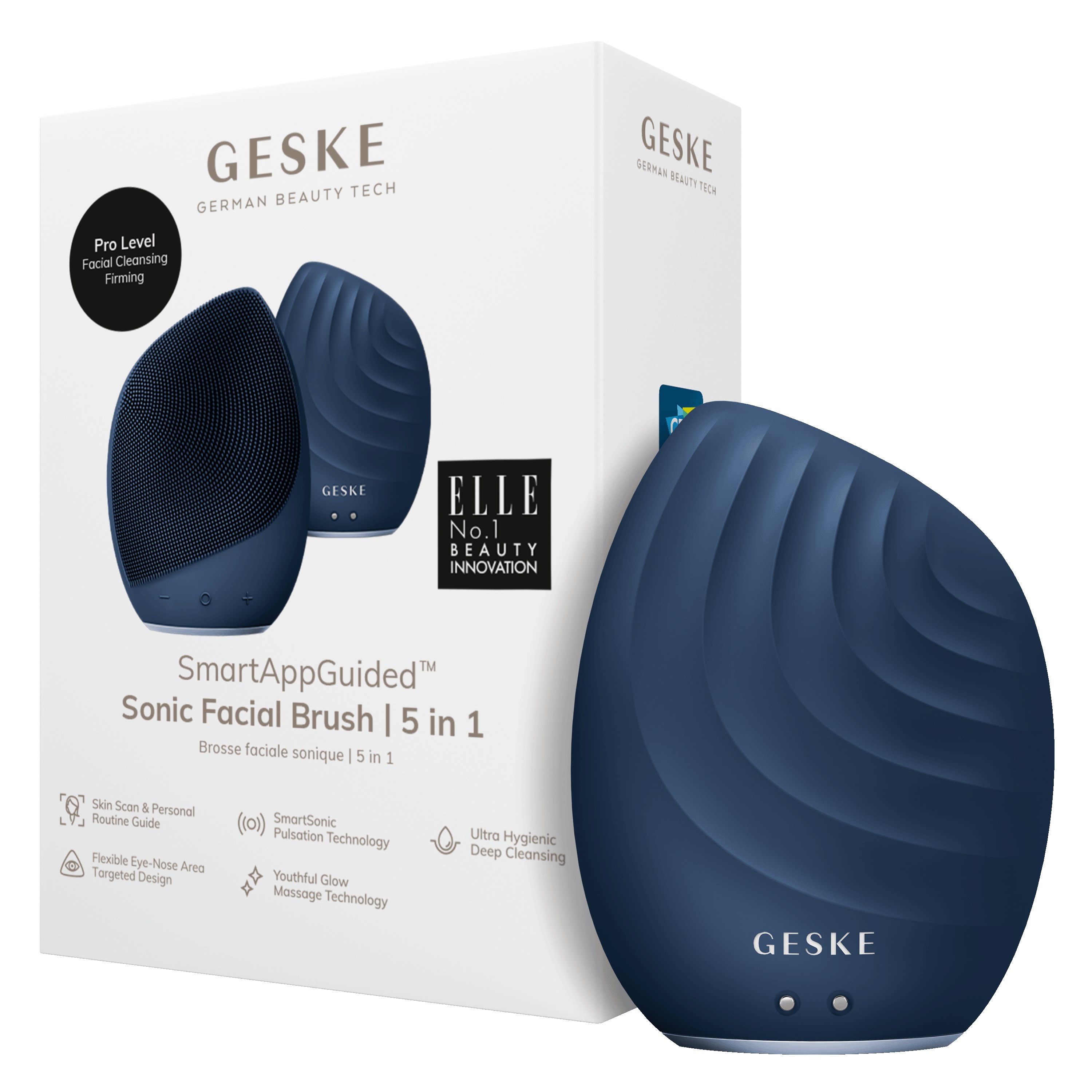 Geske 5 in 1 Sonic Facial Brush Midnight (obrázok 8)