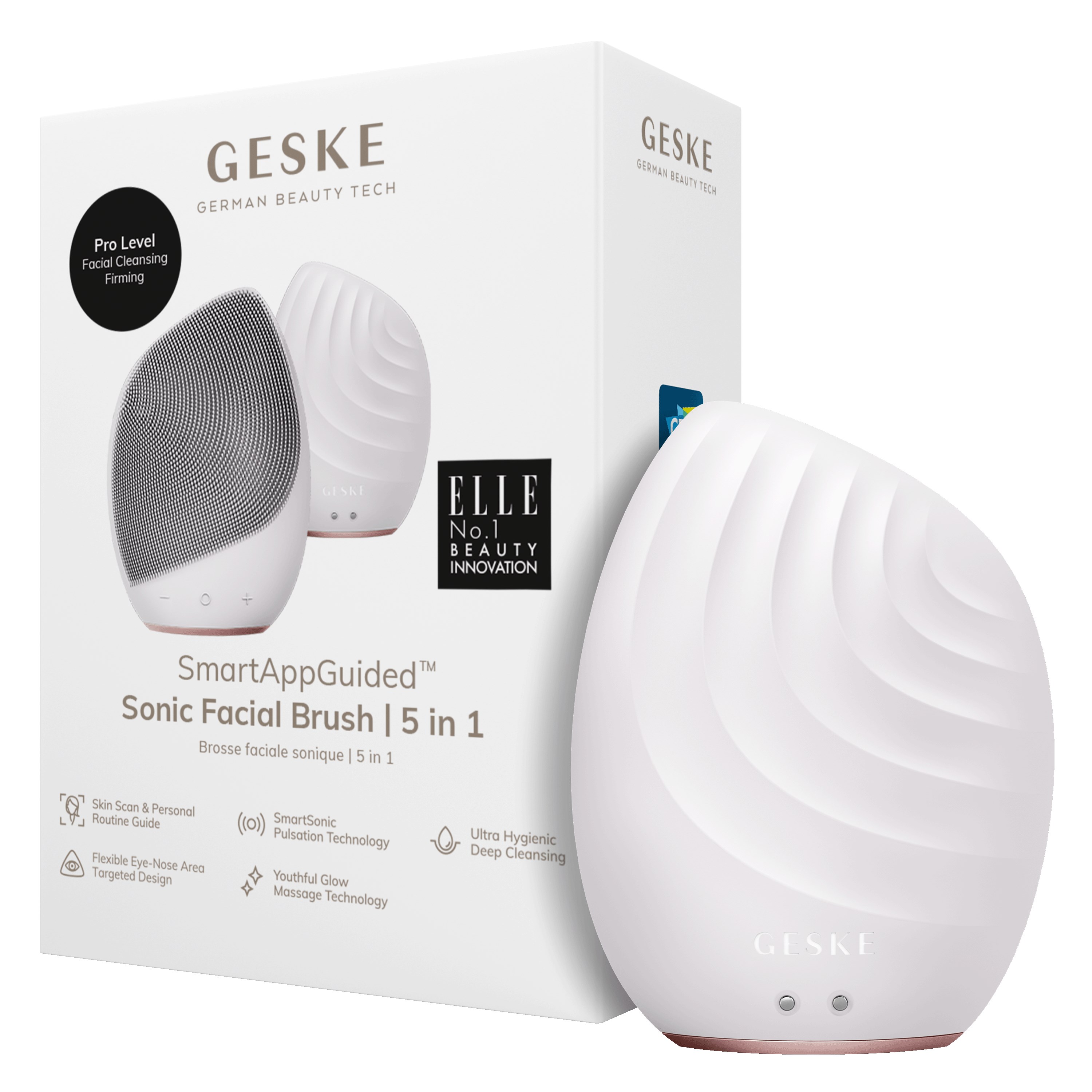 Geske 5 in 1 Sonic Facial Brush Starlight (obrázok 8)