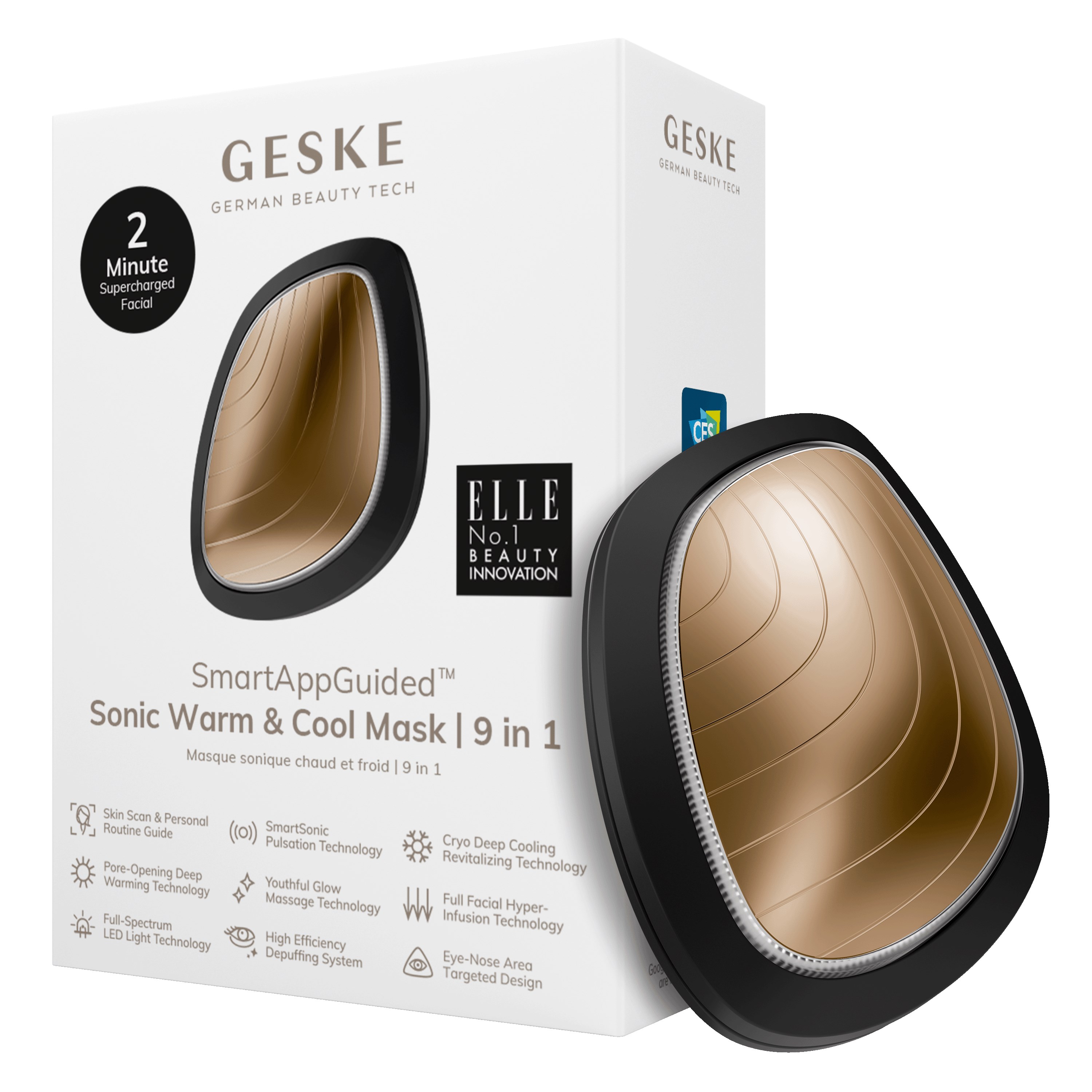Geske 9 in 1 Sonic Warm & Cool Mask Gray (obrázok 8)