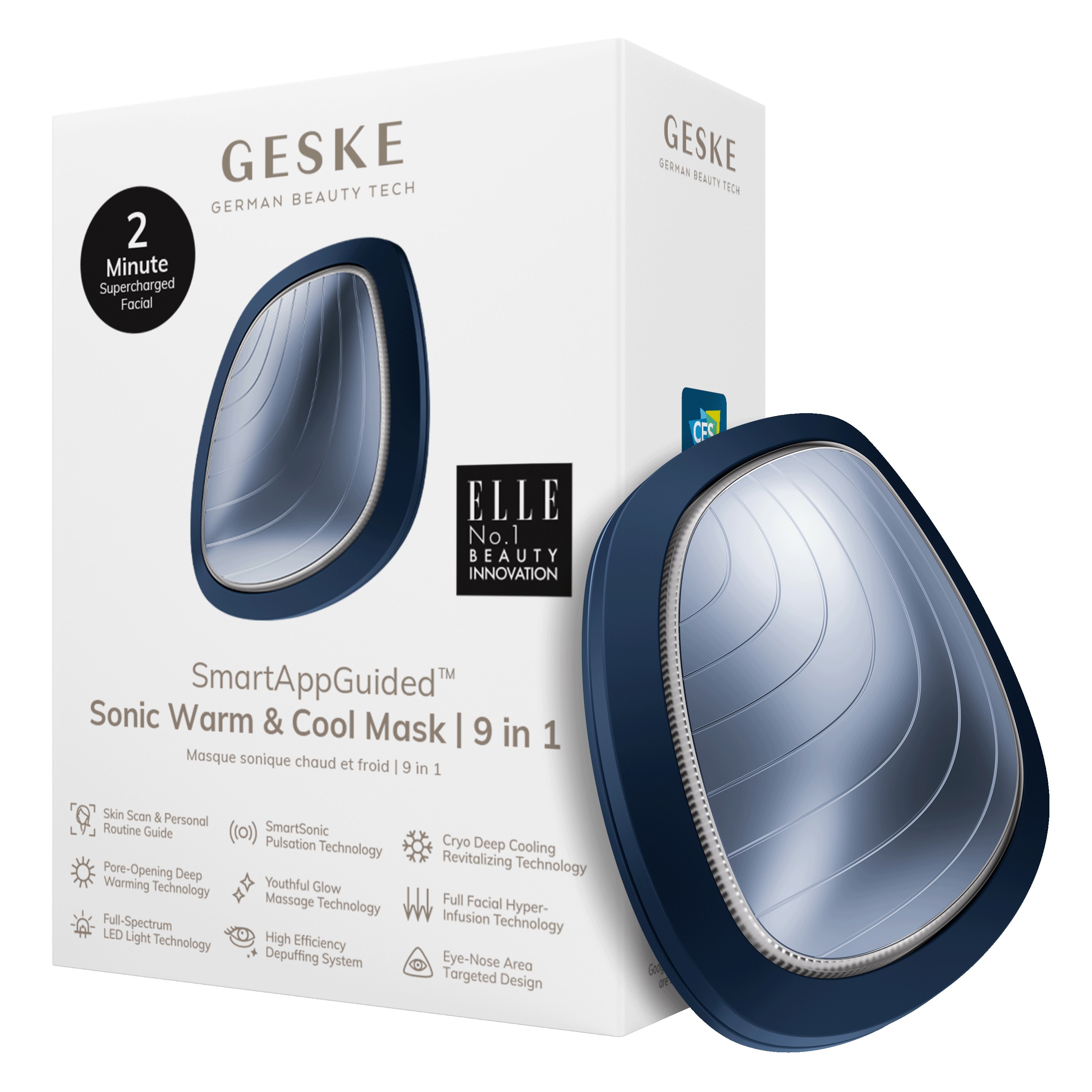 Geske 9 in 1 Sonic Warm & Cool Mask Midnight (obrázok 10)