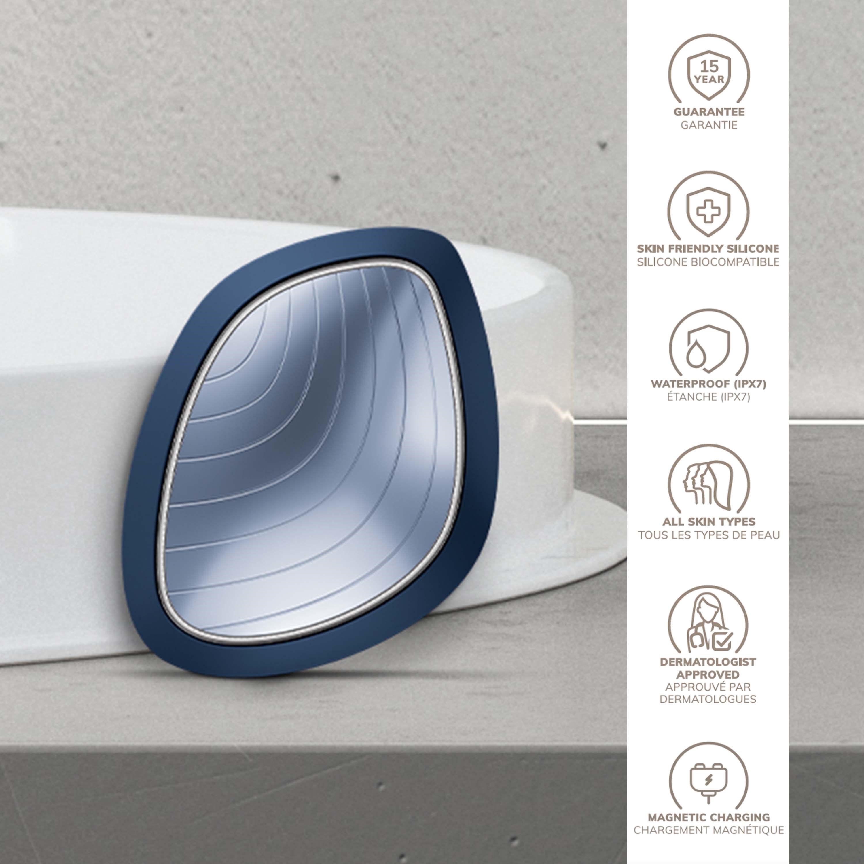 Geske 9 in 1 Sonic Warm & Cool Mask Midnight (obrázok 5)